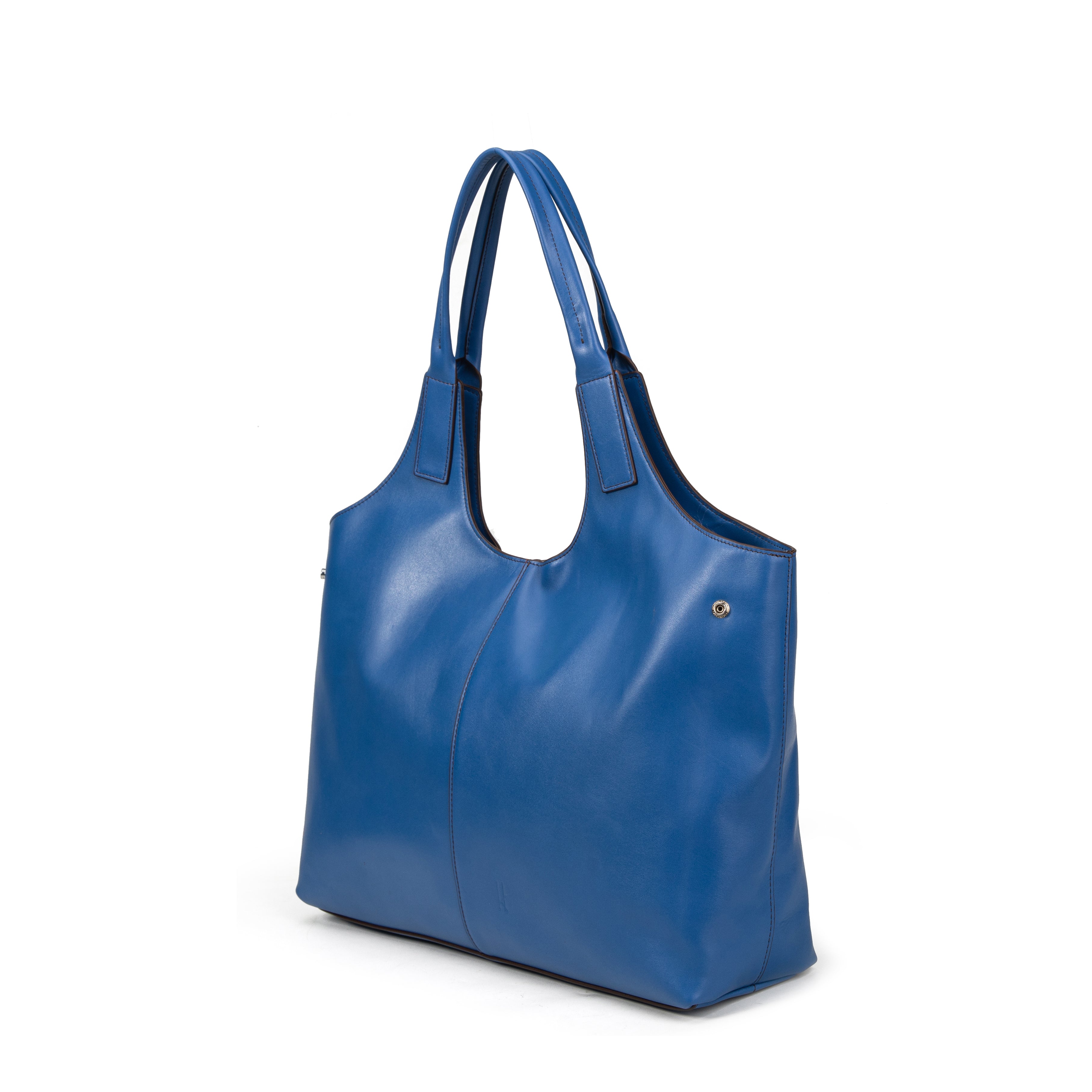 kate-lee-clemence-grand-sac-cuir-bleu-vachette-lisse image 4