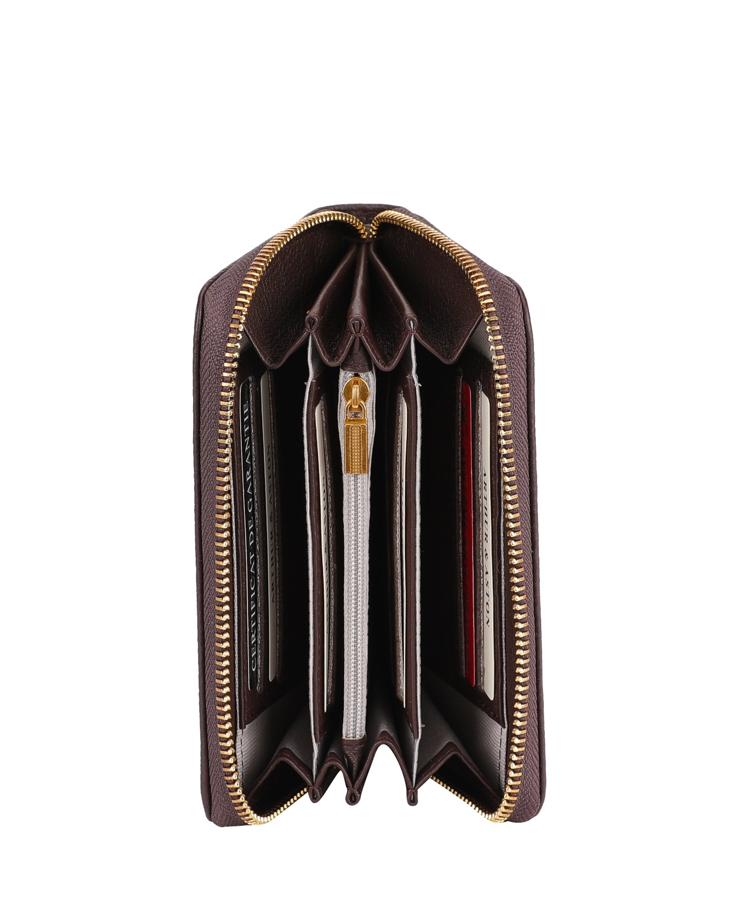 arthur-et-aston-camille-portefeuille-zipp-cuir-roux-compact image 8