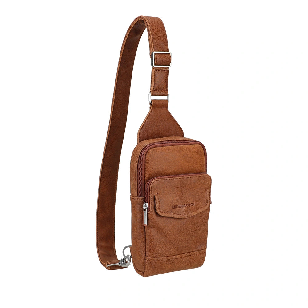 arthur-et-aston-owen-body-bag-cuir-cognac-15x21-cm image 4