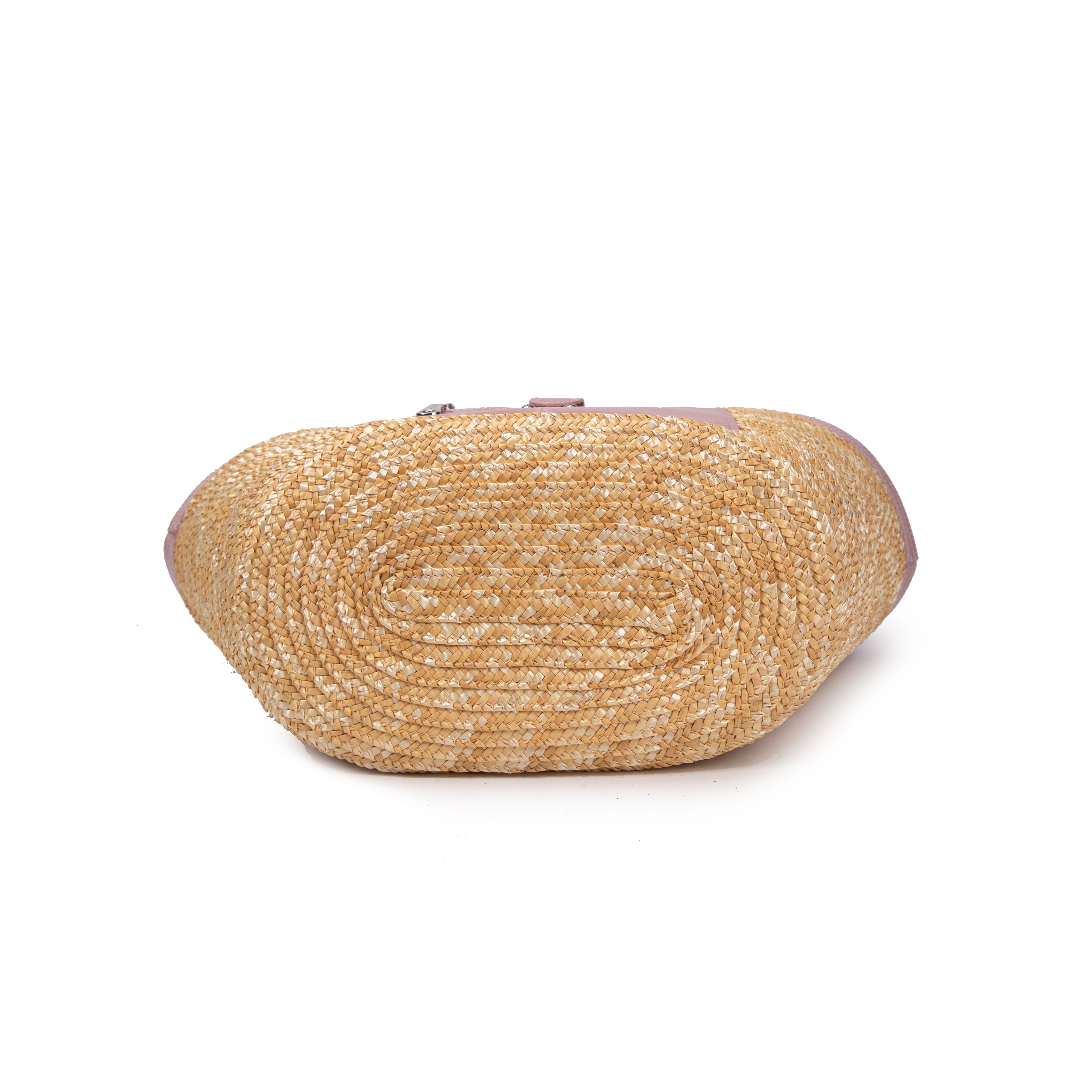 kate-lee-panier-madeleine-sac-cabas-paille-rose image 5
