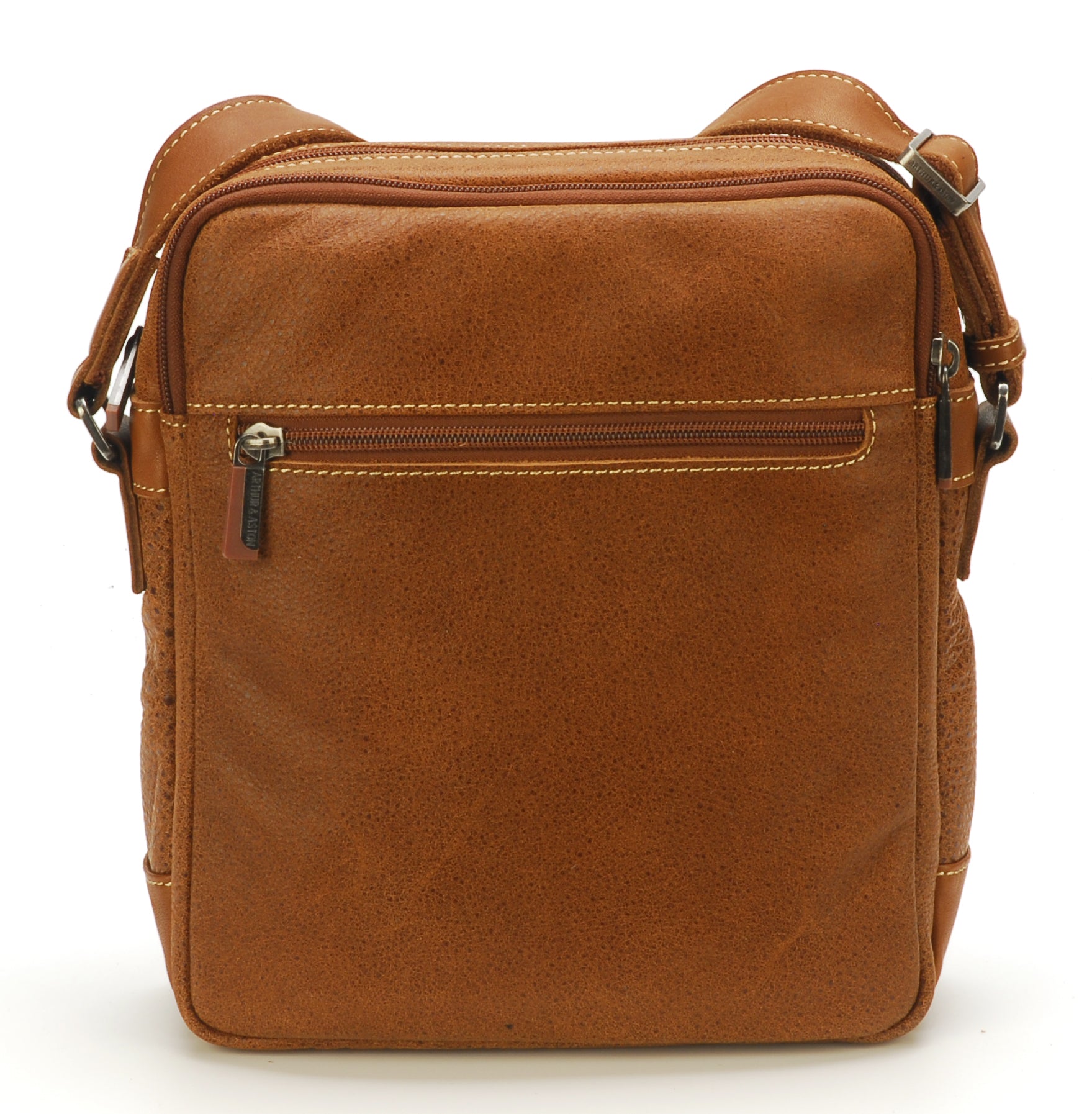 arthur-et-aston-marco-sac-travers-cuir-ch-taigne-grand-mod-le image 8