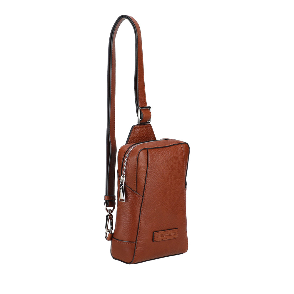 arthur-et-aston-jos-body-bag-cuir-pleine-fleur-noir image 4