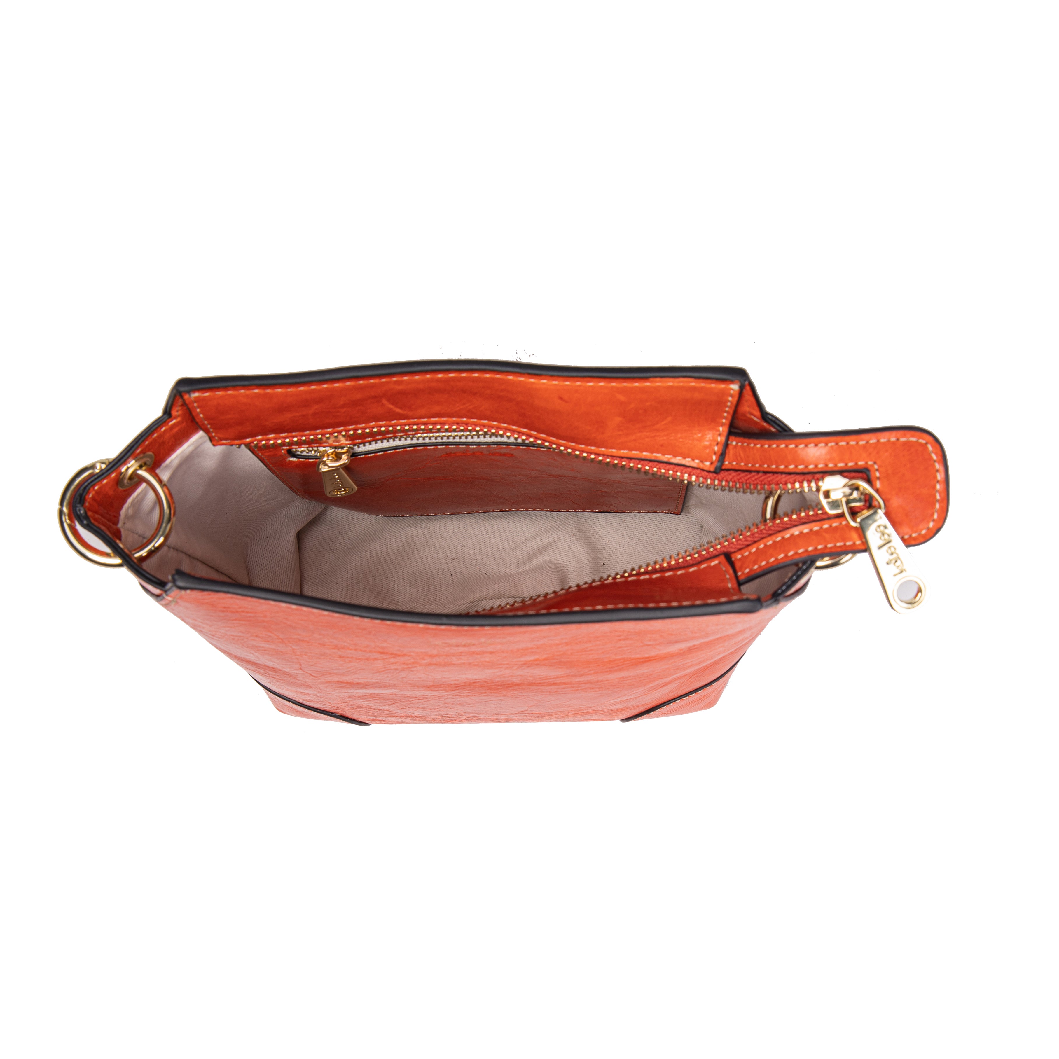 kate-lee-bonbon-tane-a-sac-bandouli-re-corail-vachette-glac-e image 3