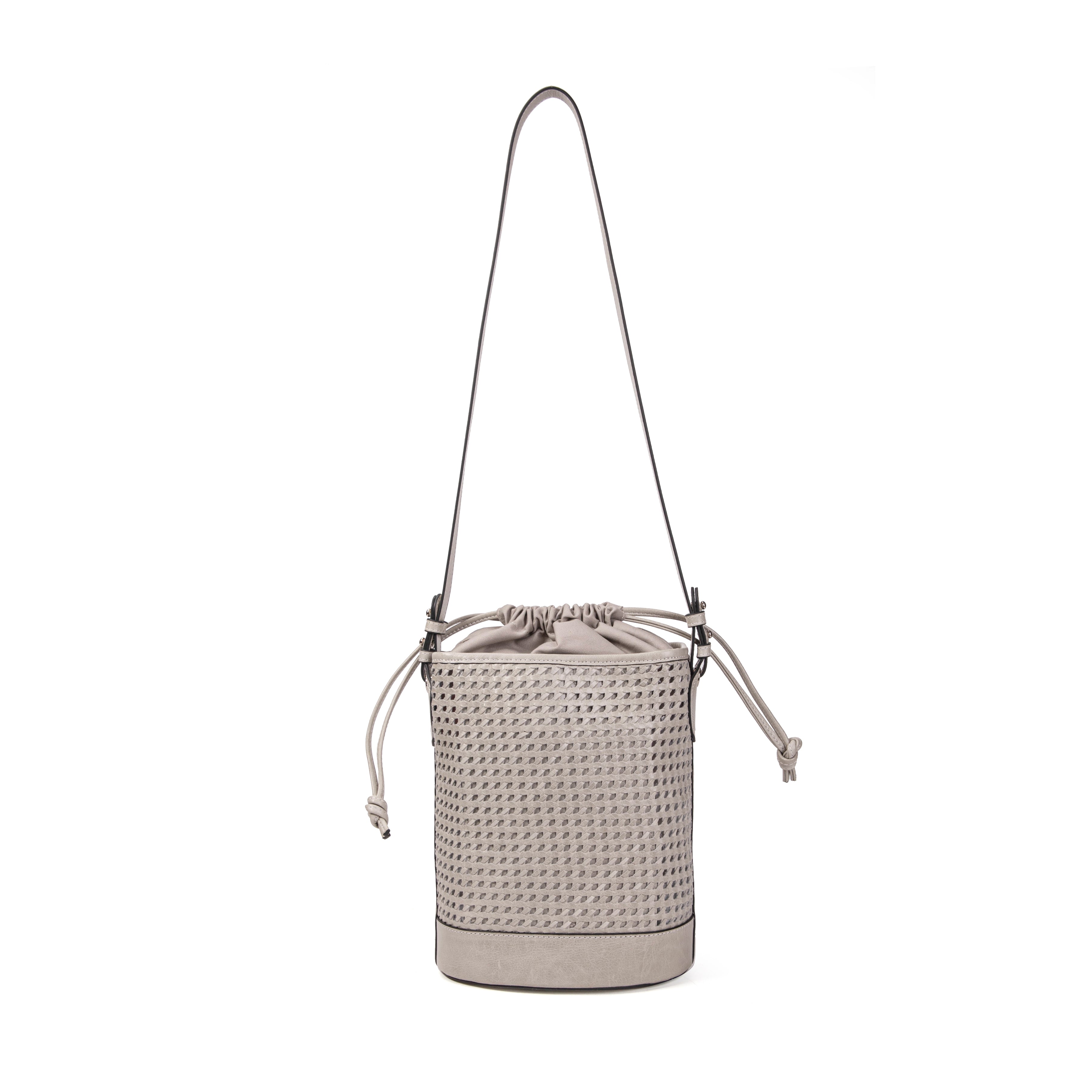 kate-lee-louvre-sac-seau-cuir-perle-tress image 4