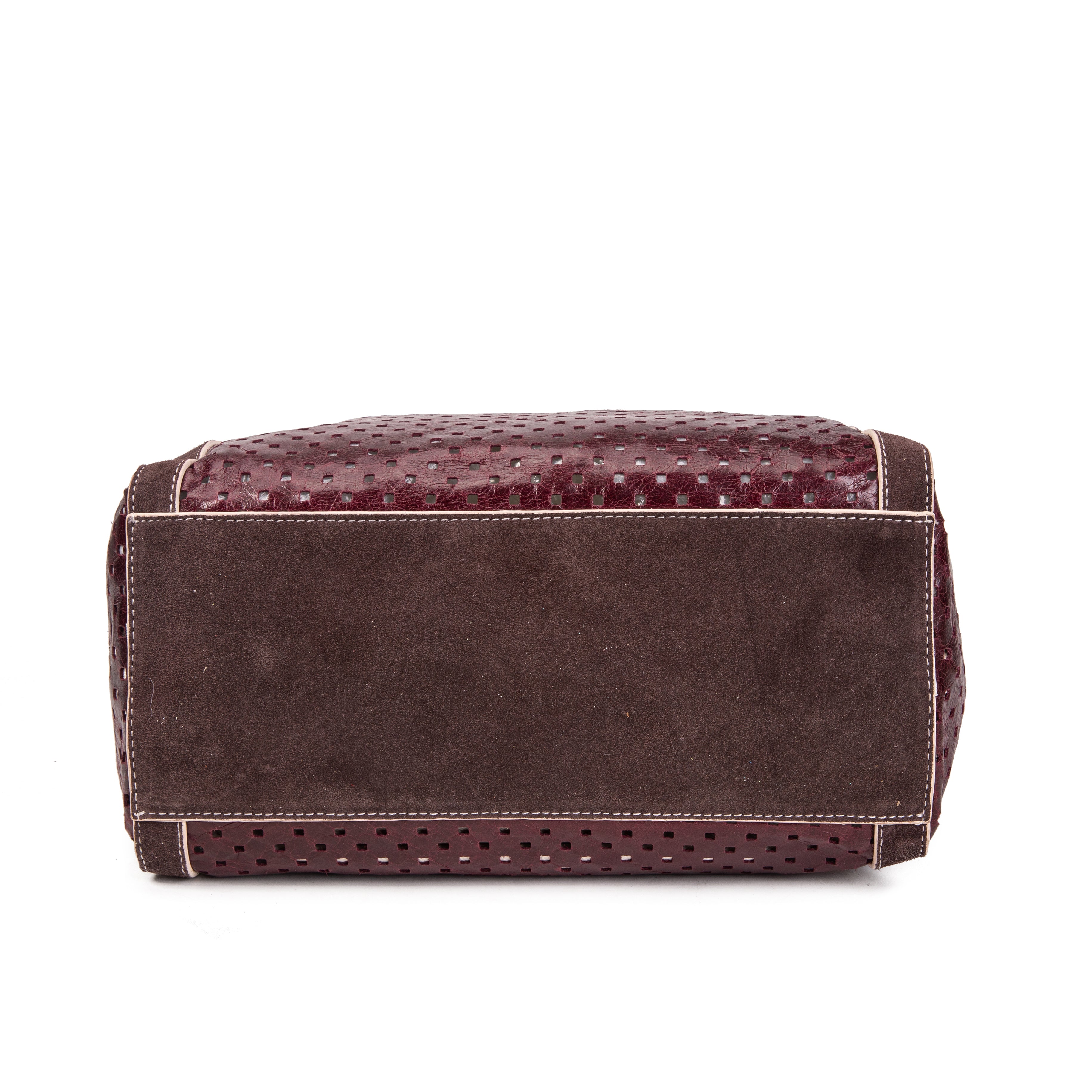 kate-lee-ryve-sac-cabas-cuir-bordeaux-perfor image 5