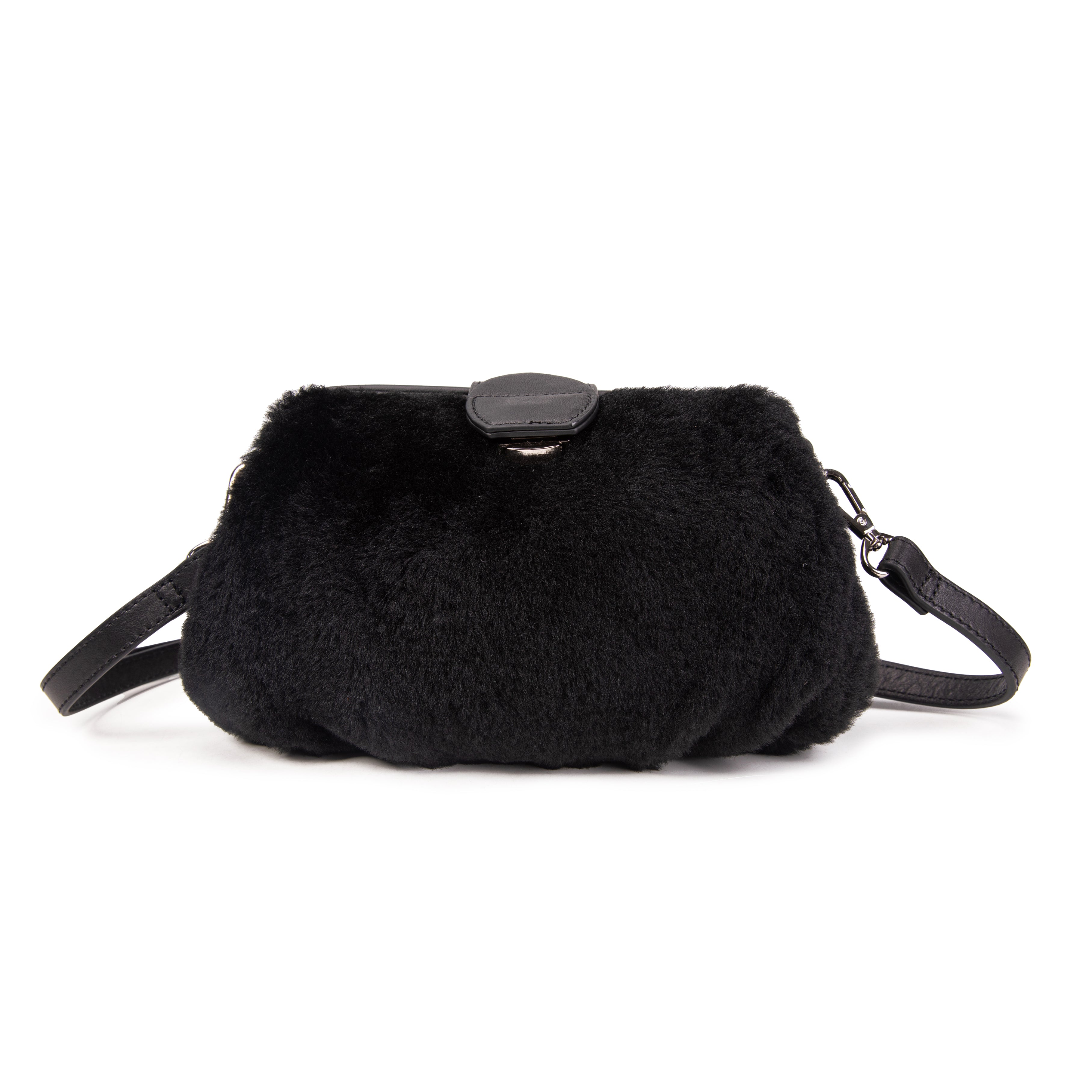 kate-lee-marta-sac-bandouli-re-shearling-noir image 1