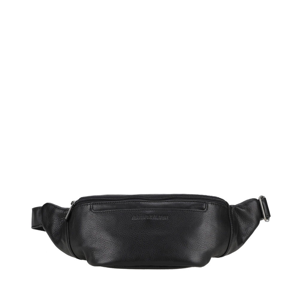 arthur-et-aston-l-on-banane-cuir-noir-pleine-fleur image 1
