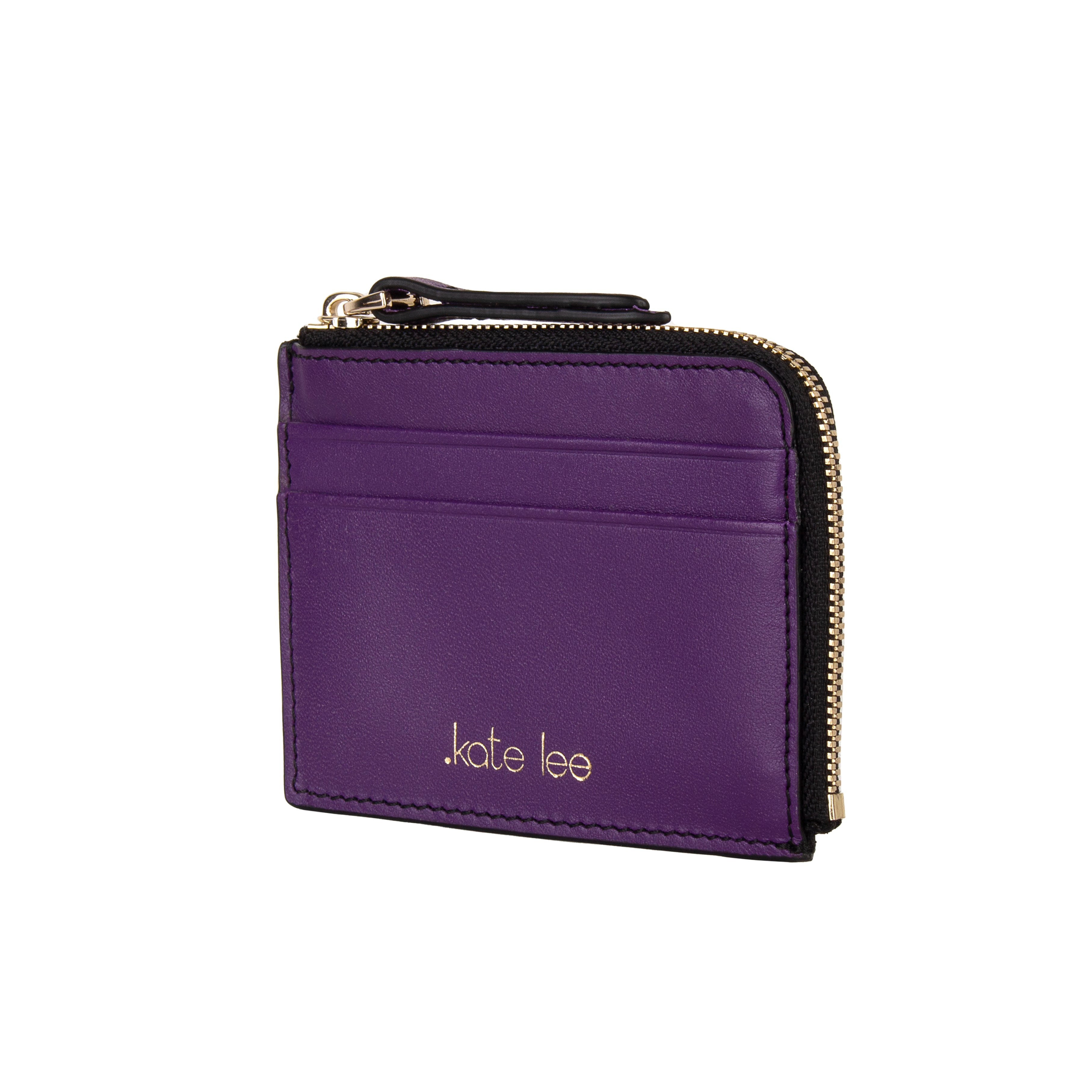 kate-lee-alo-s-porte-monnaie-cuir-violet-zipp-4-fentes image 2