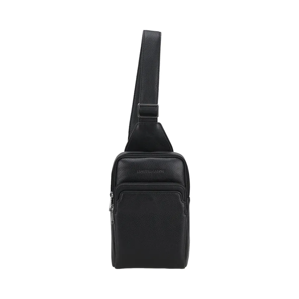 arthur-et-aston-ange-grand-body-bag-cuir-noir image 1