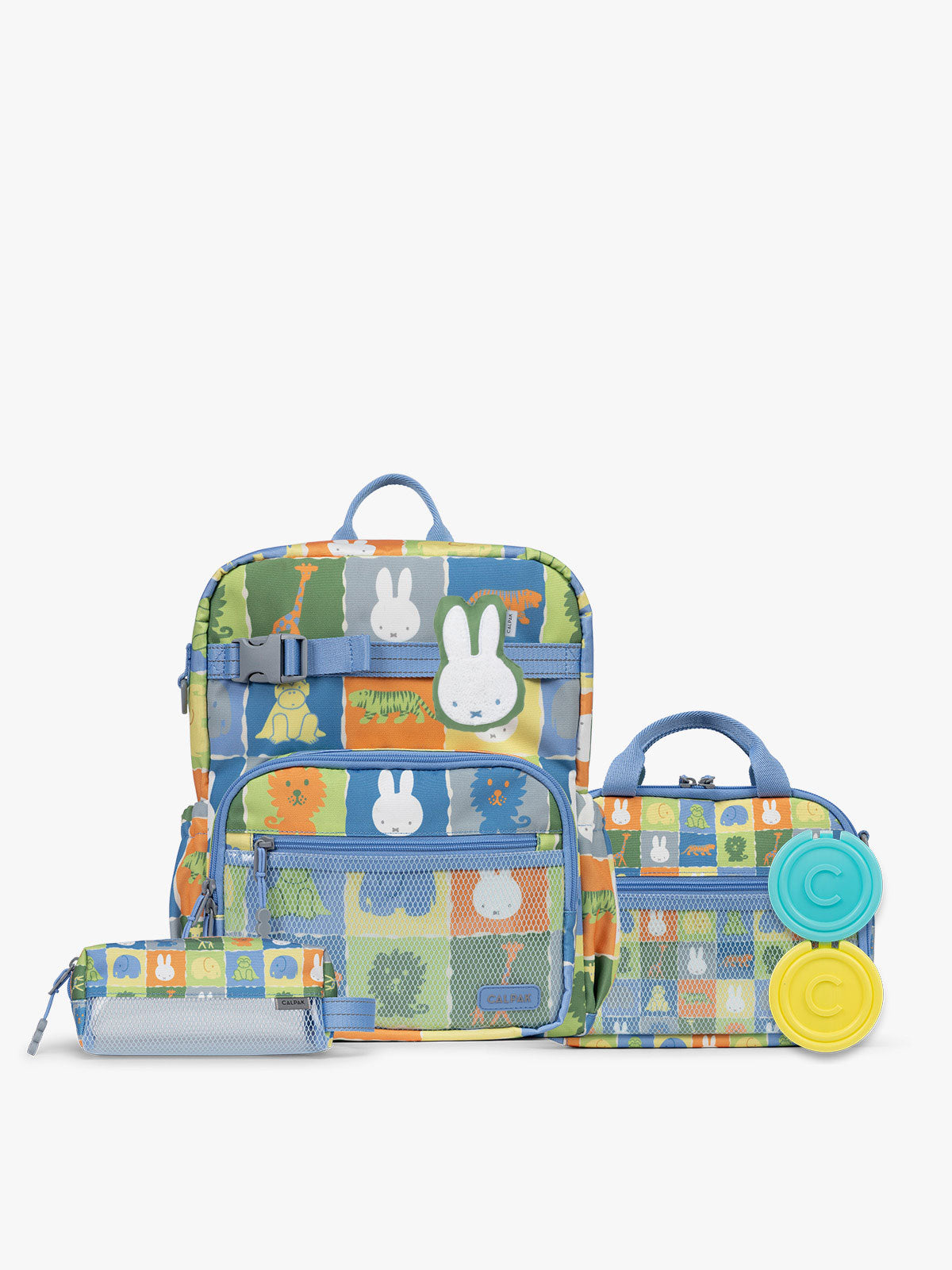 calpak-kids-miffy-kit-cole-sac-moyen-rose-zoo-5-8-ans image 4