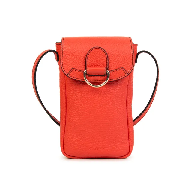 kate-lee-zelie-g-vachette-grain-e-pochette-t-l-phone-corail image 1