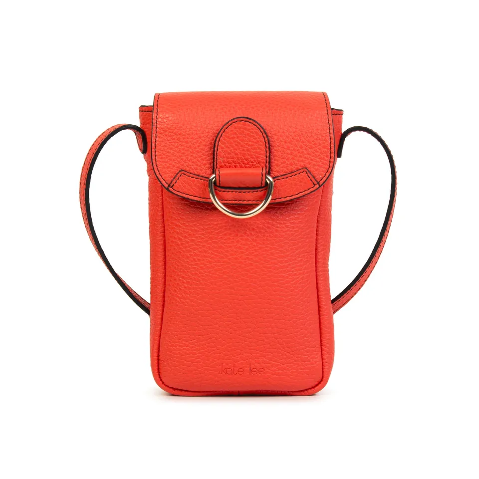 kate-lee-zelie-g-vachette-grain-e-pochette-t-l-phone-corail image 1