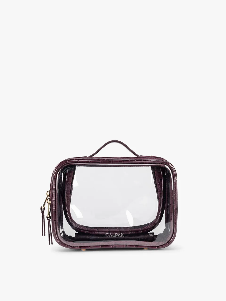 calpak-kaya-trousse-maquillage-croco-bleu-marine image 1
