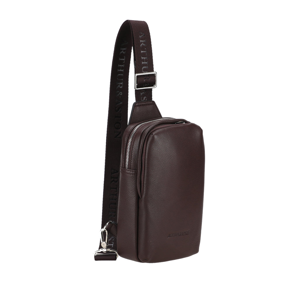 arthur-et-aston-thomas-body-bag-cuir-agneau-noir image 4