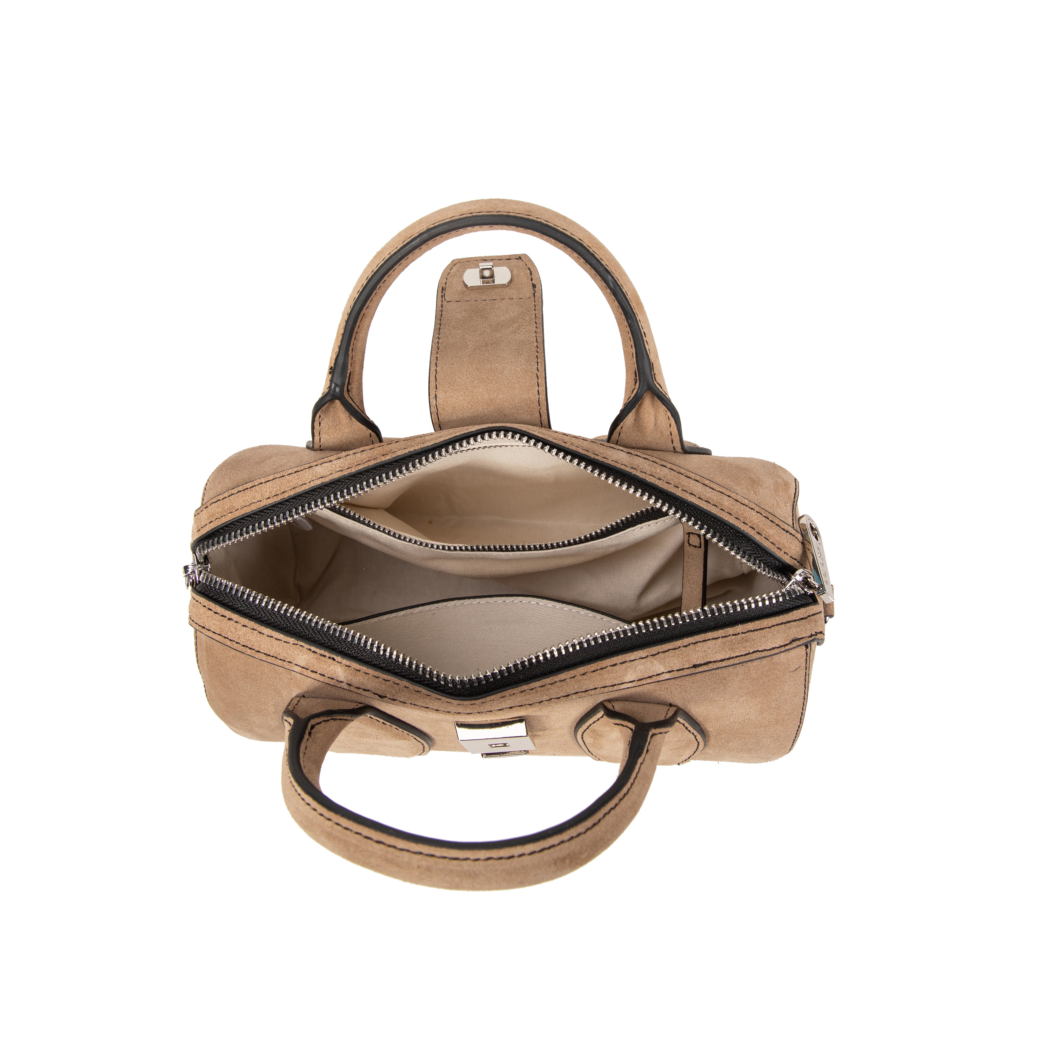 kate-lee-m-frola-v-sac-bowling-velours-beige image 3