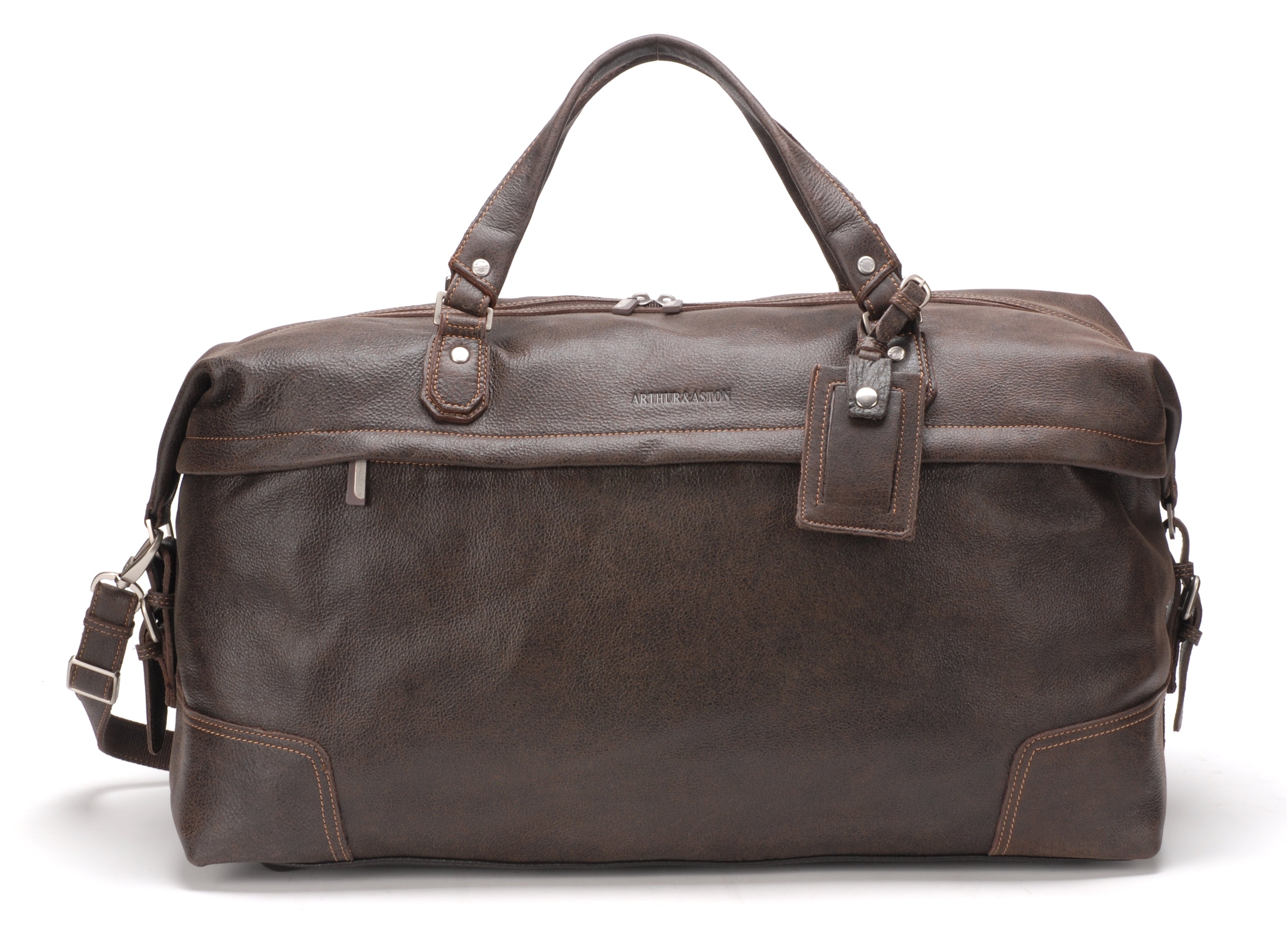 arthur-et-aston-cristiano-sac-de-voyage-cuir-noir-grand-mod-le image 1