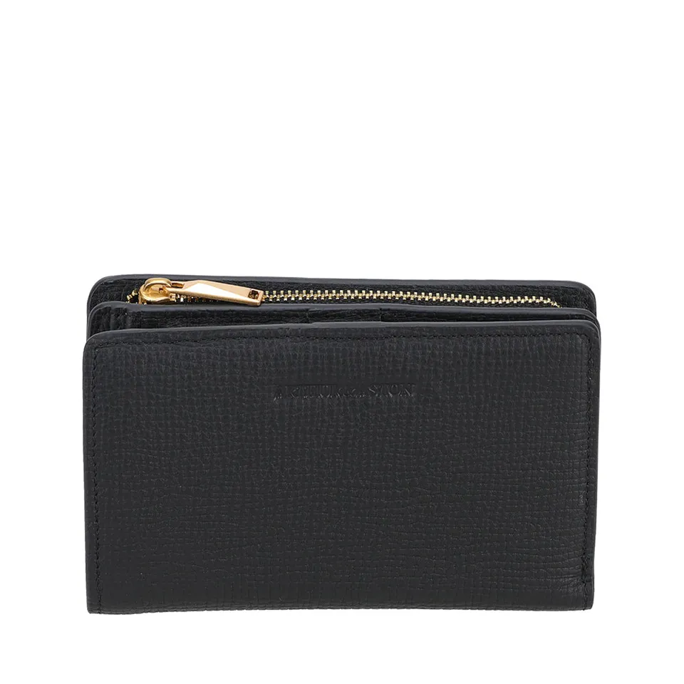 arthur-et-aston-nora-portefeuille-cuir-noir-femme image 1