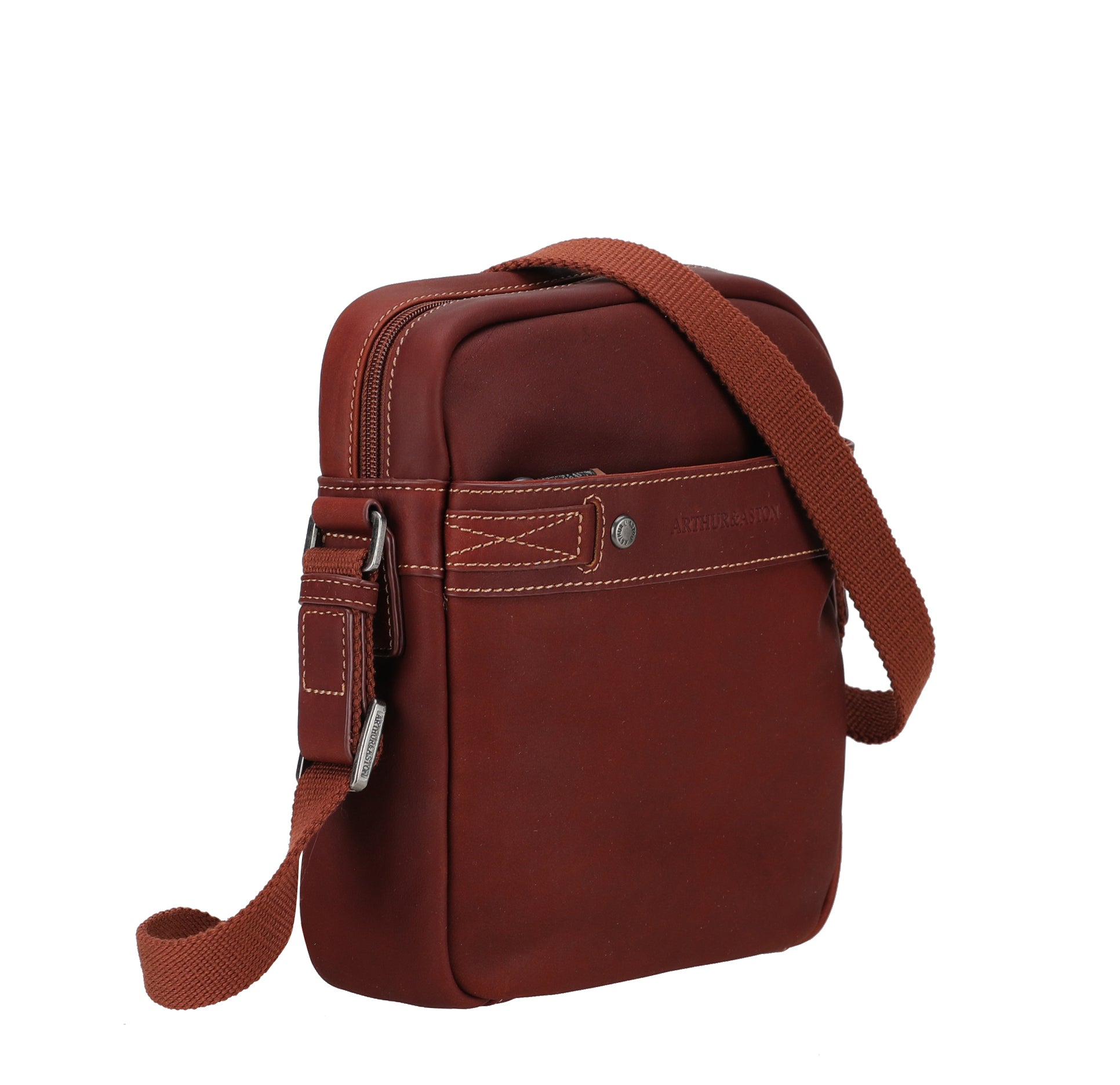 arthur-et-aston-n-ro-sac-travers-cuir-ch-taigne-moyen image 2