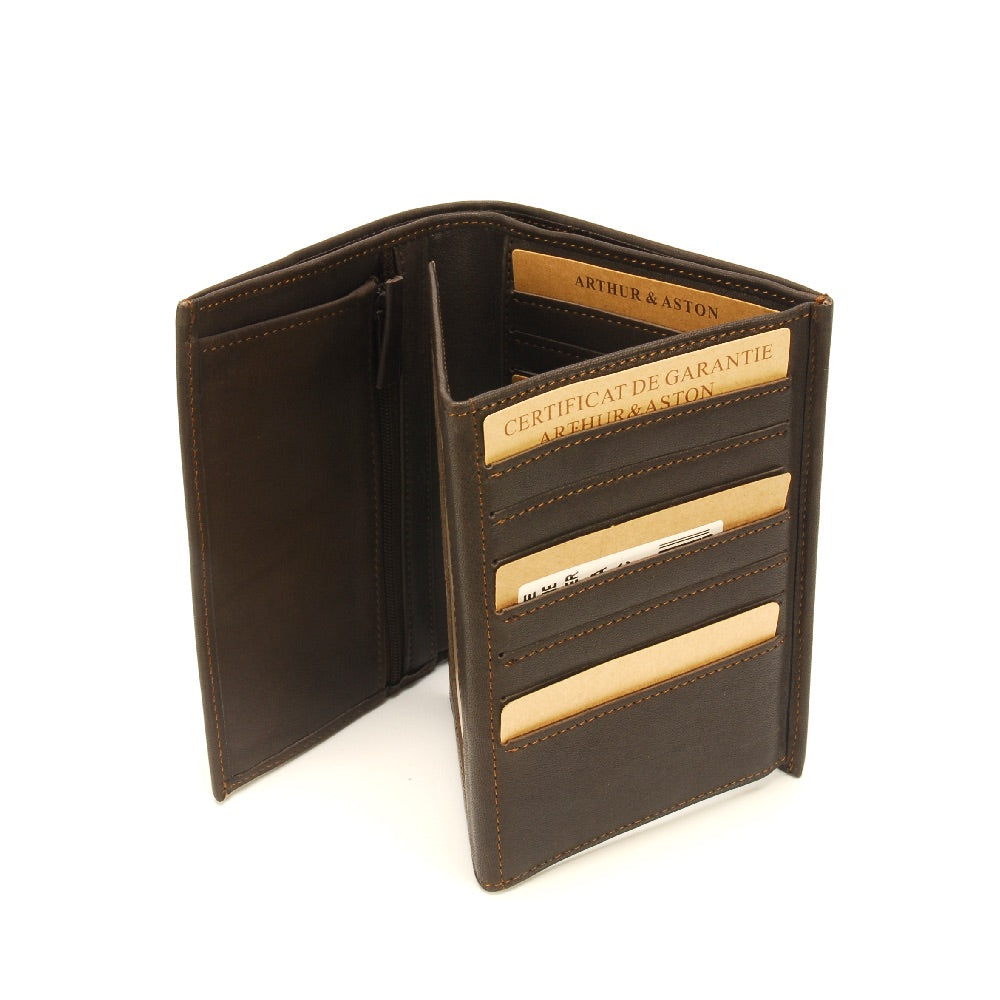 arthur-et-aston-johany-portefeuille-cuir-ch-taigne-anti-rfid image 6