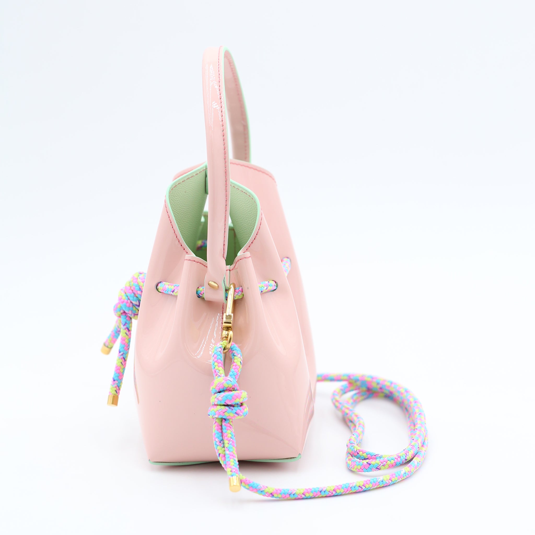 atelier-penso-mini-bucket-sac-seau-candy-arlequin-corde image 3