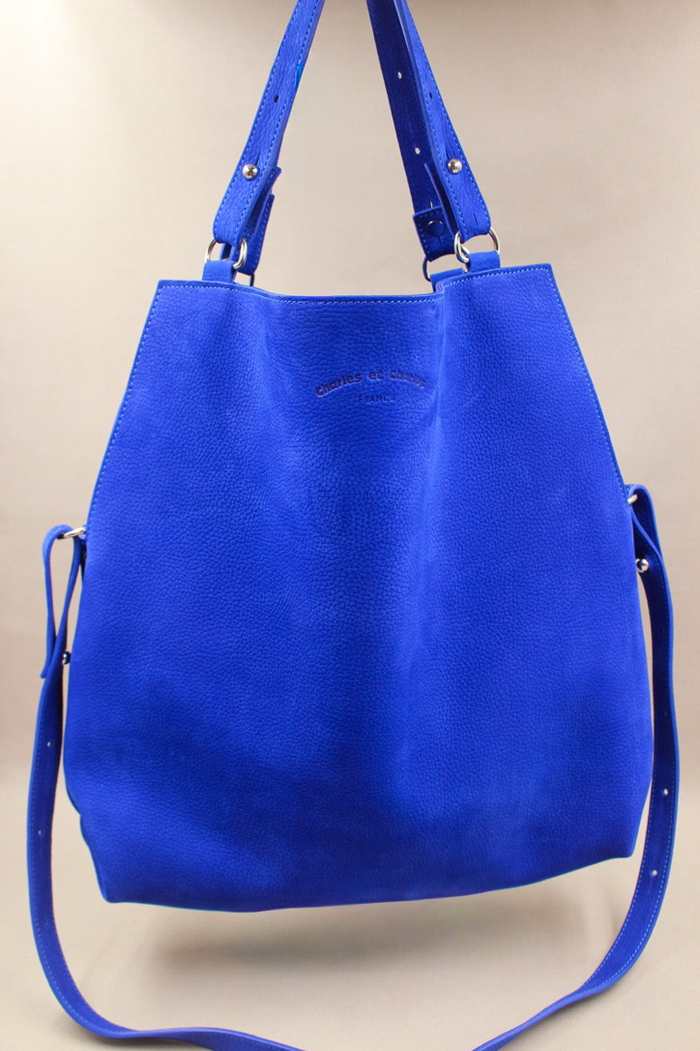 charles-et-charlus-touquet-l-sac-nubuck-kaki-41-cm image 4