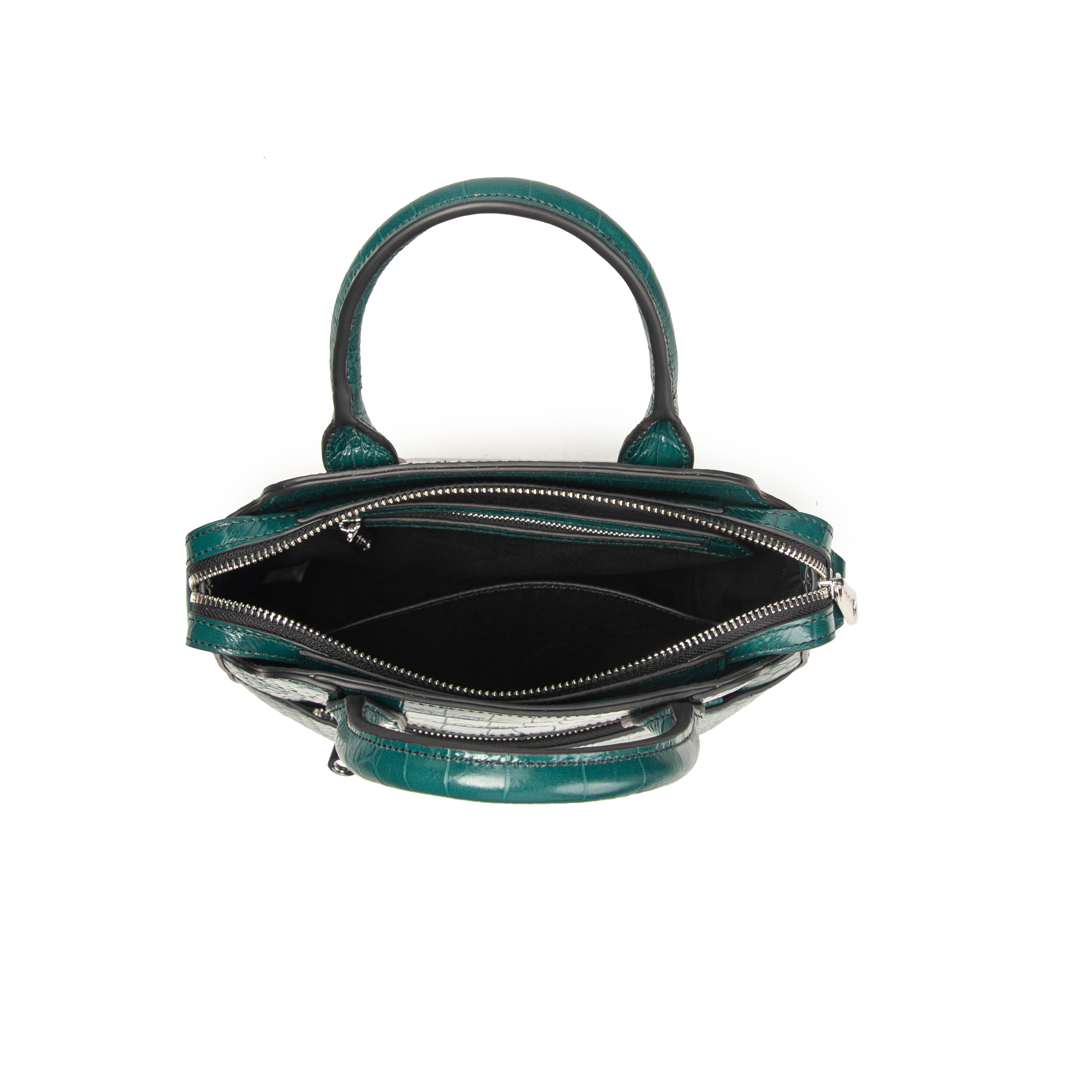 kate-lee-velyane-croco-sac-bandouli-re-bleu-canard image 3