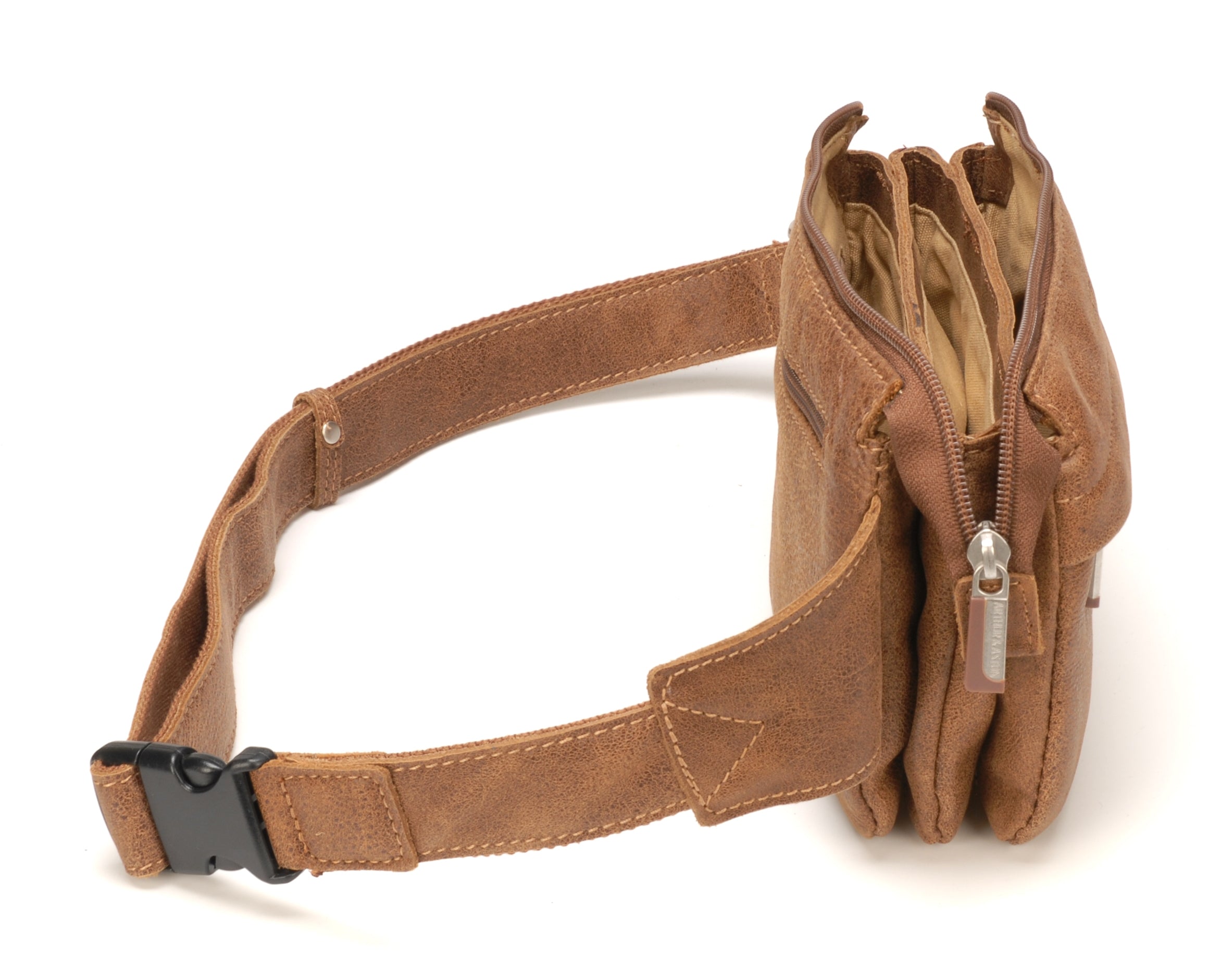 arthur-et-aston-cristiano-banane-cuir-destroy-cognac-homme image 2