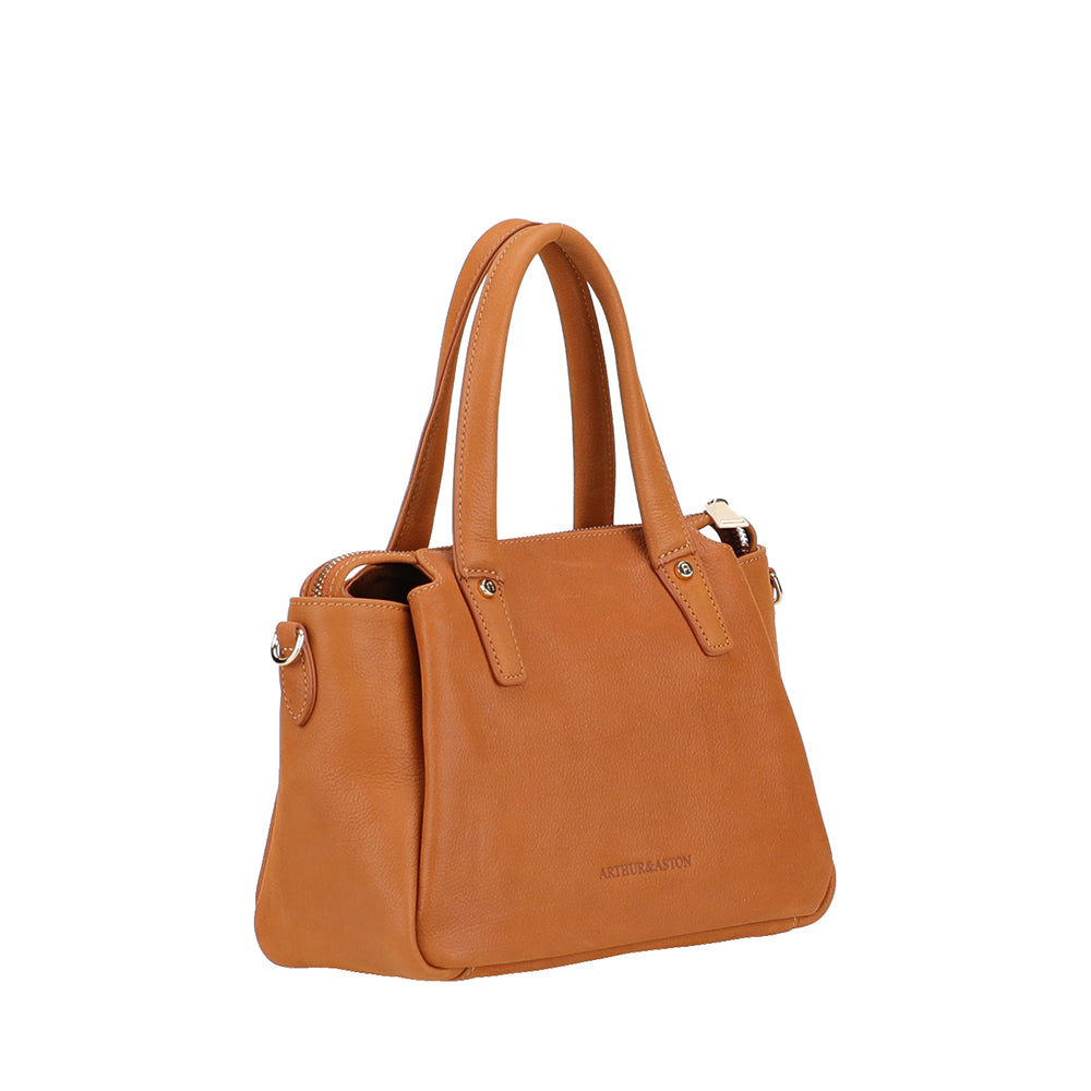 arthur-et-aston-elsa-sac-trap-ze-cuir-cognac image 2
