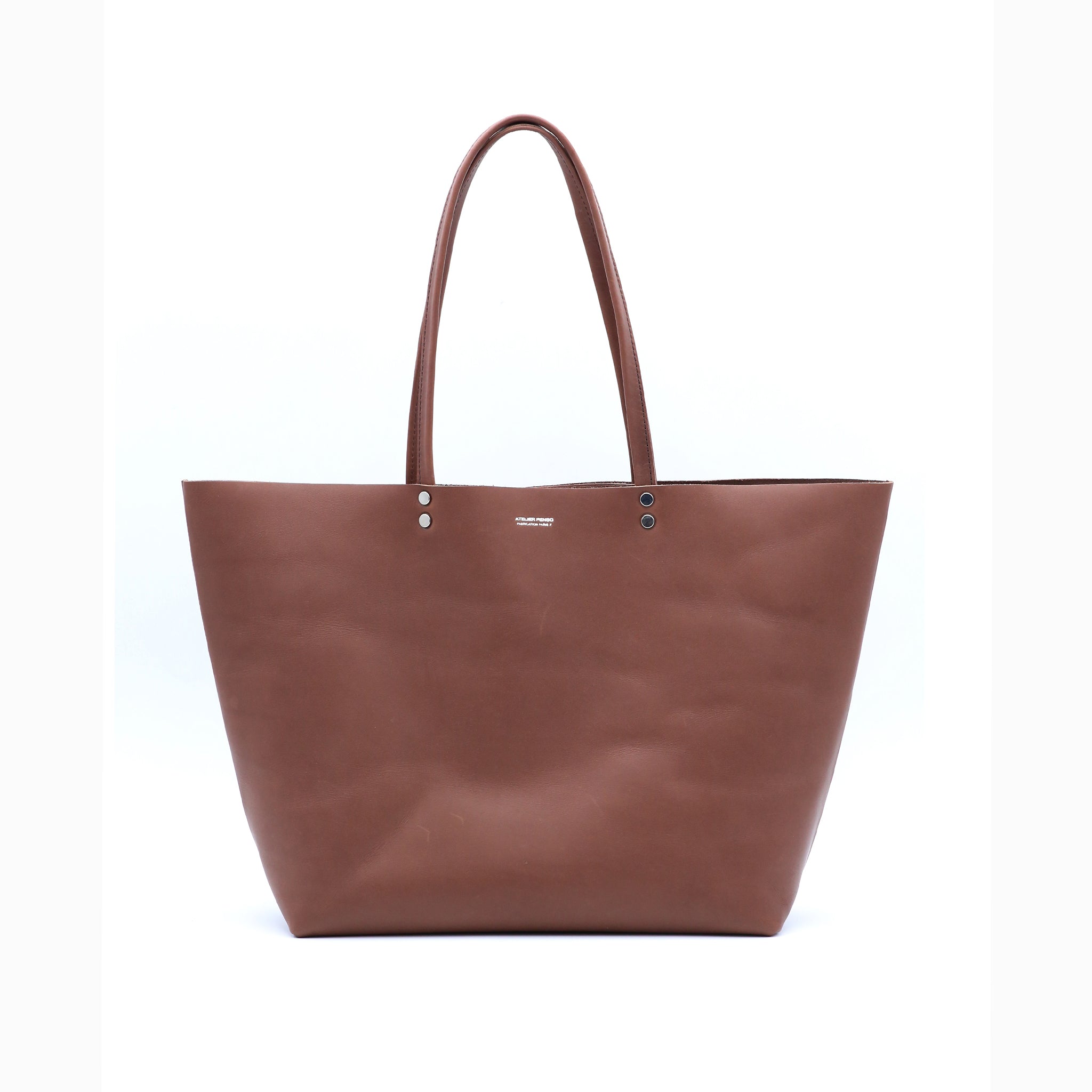 atelier-penso-cici-sac-cabas-cuir-chocolat-ordinateur image 1