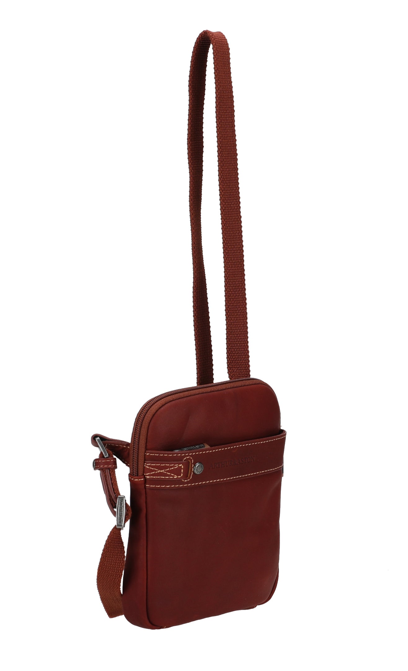 arthur-et-aston-n-ro-body-bag-cuir-homme-noir-pleine-fleur image 4
