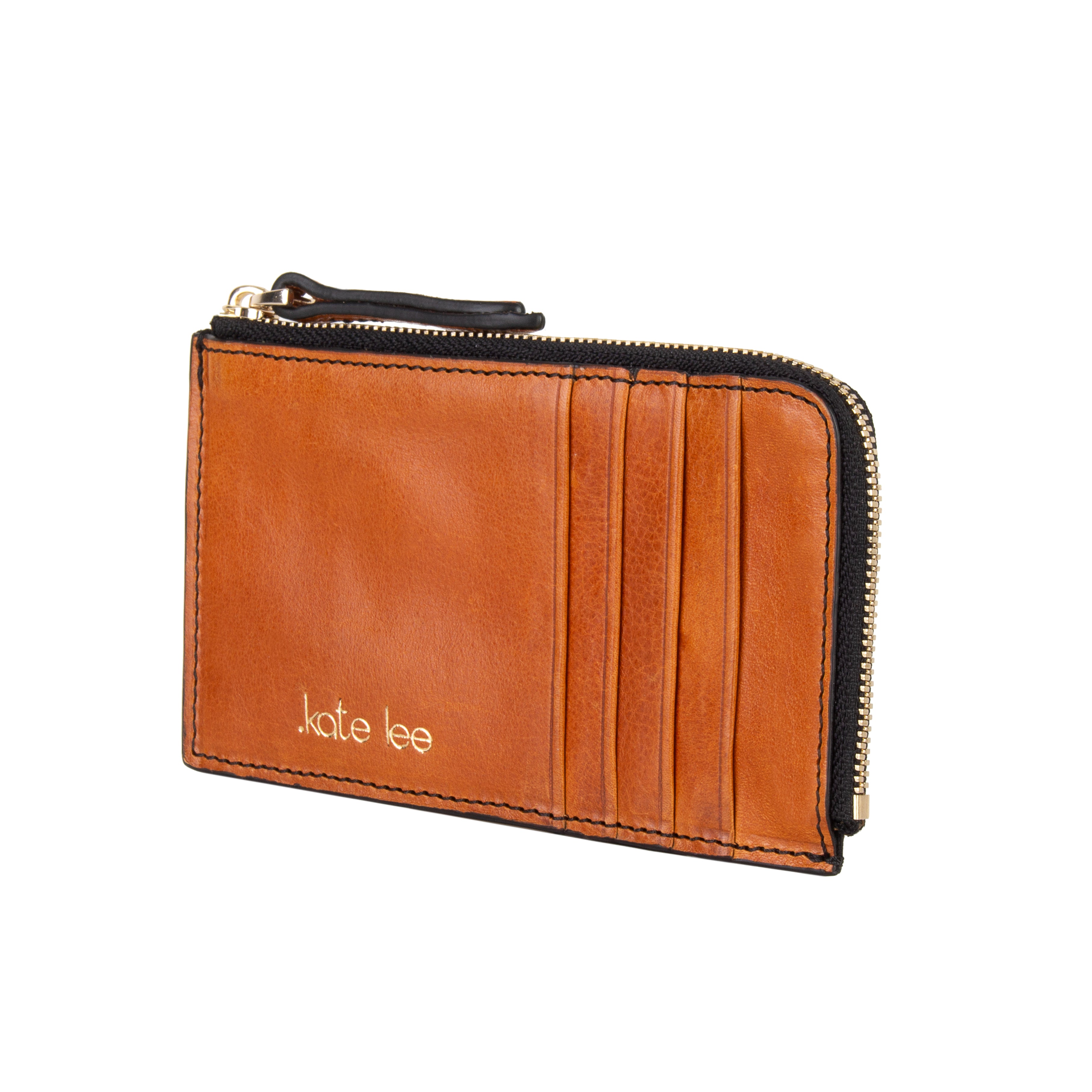 kate-lee-alo-sa-porte-monnaie-cuir-cognac-8-cartes image 2