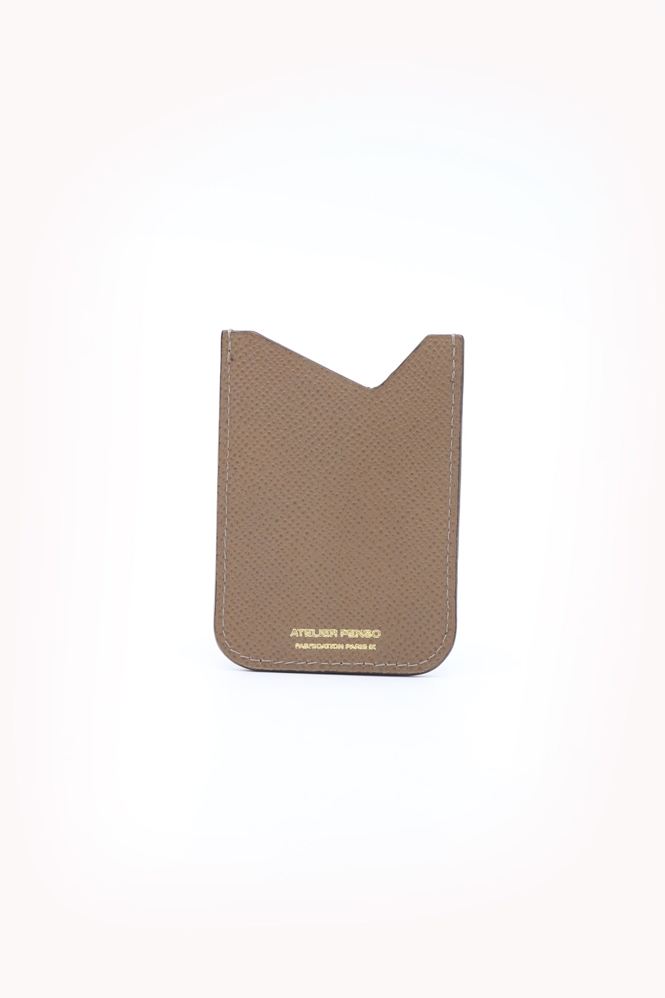 atelier-penso-porte-cartes-cuir-taupe-han image 1