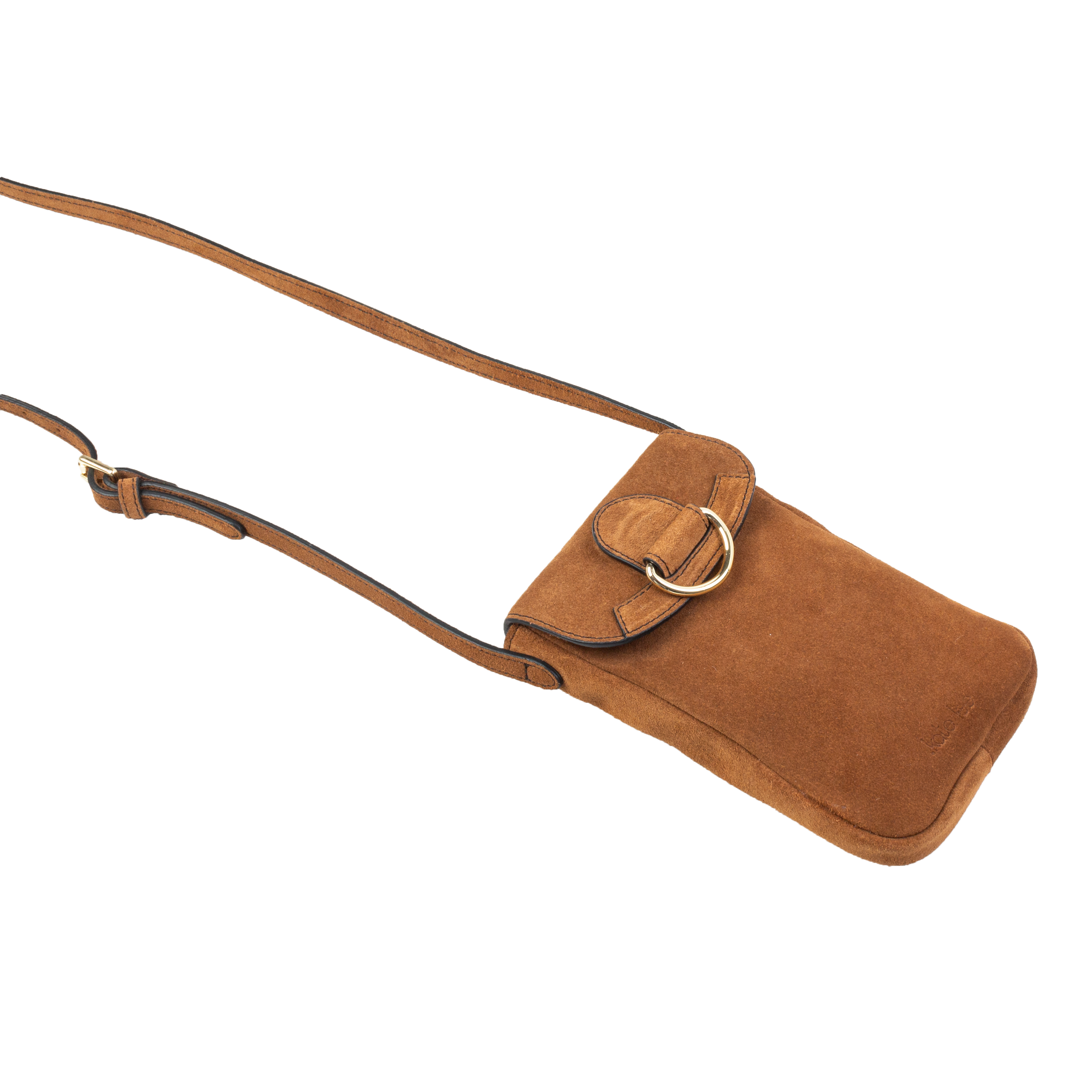 kate-lee-zelie-v-pochette-t-l-phone-cuir-cognac image 2