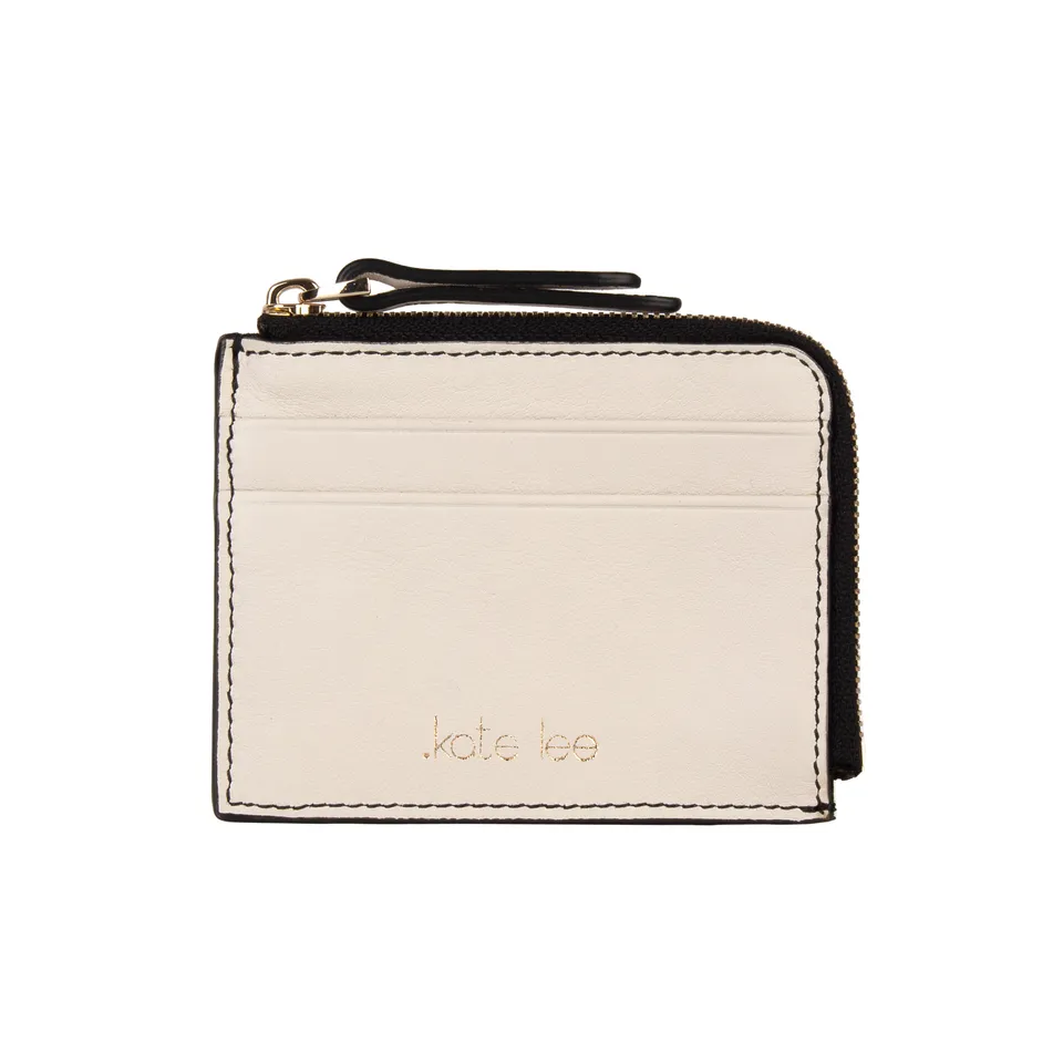 kate-lee-alo-s-porte-cartes-cuir-zipp-blanc-cass image 1