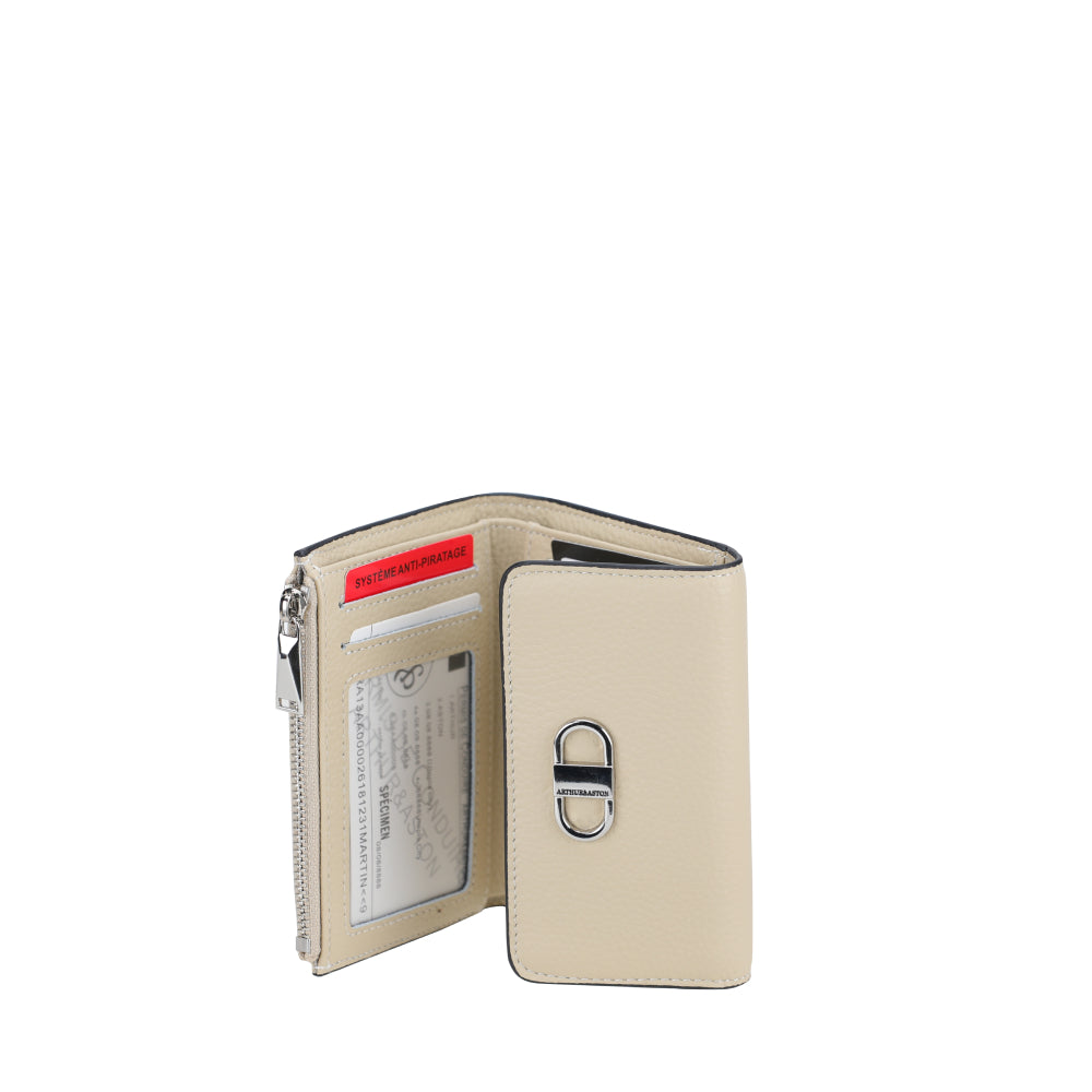 arthur-et-aston-daphn-porte-monnaie-cuir-noir-rfid-12-cm image 4