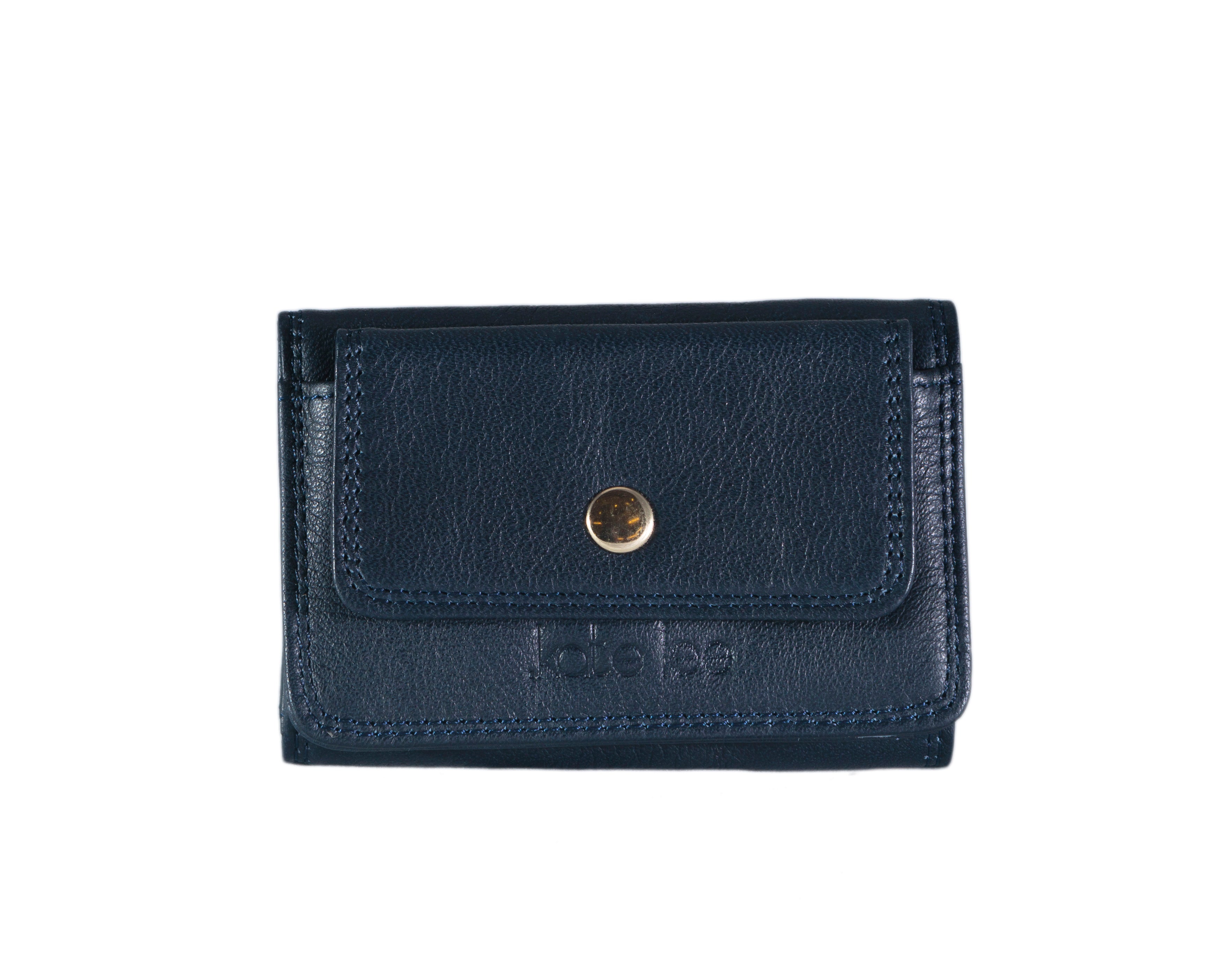 kate-lee-yina-co-porte-monnaie-cuir-bleu-lisse image 1