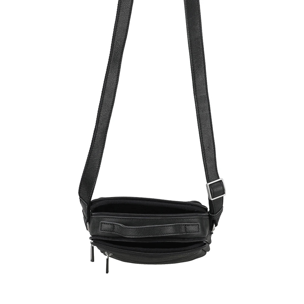 arthur-et-aston-owen-m-sacoche-cuir-noir-19-cm image 4