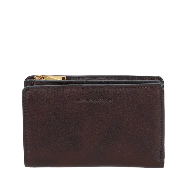 arthur-et-aston-elsa-portefeuille-cuir-noir-rfid-femme image 1