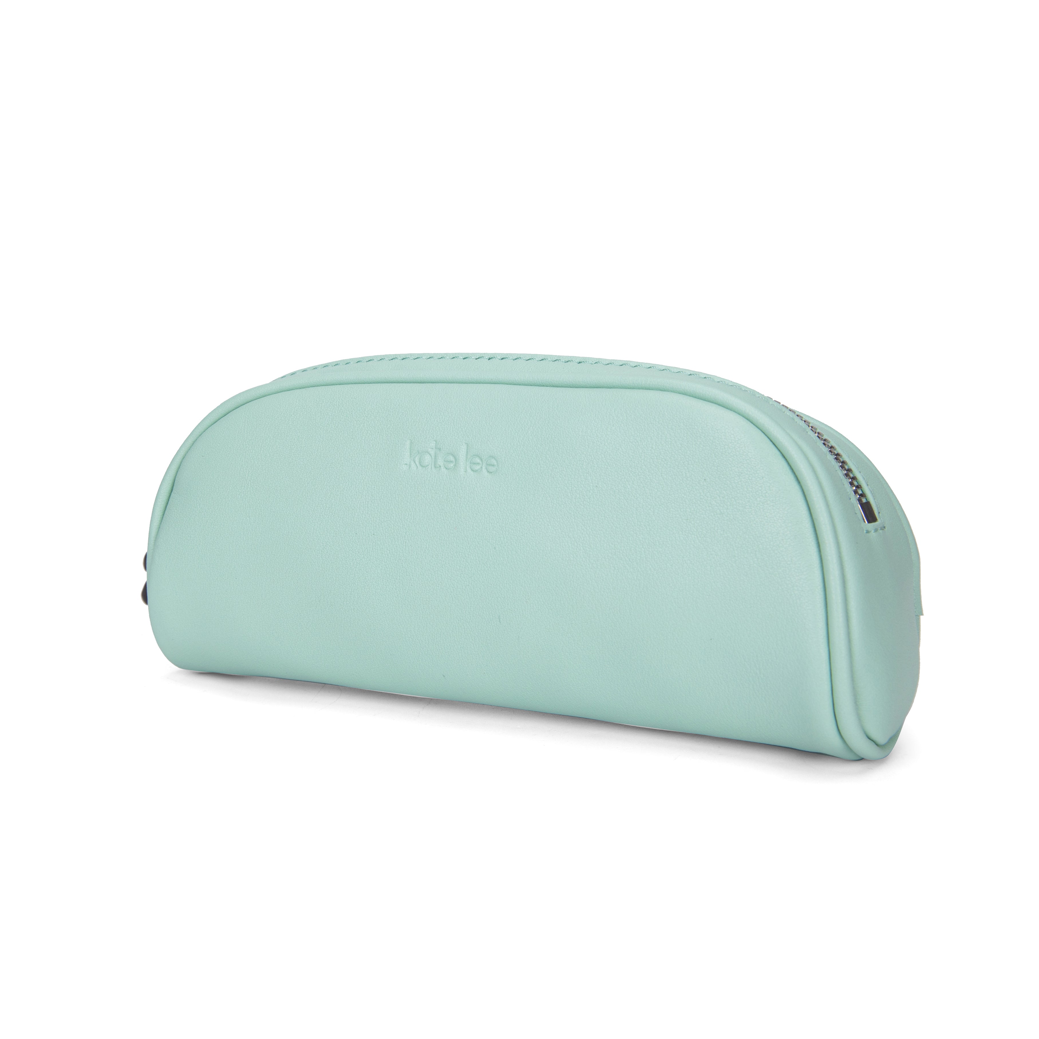 kate-lee-naely-trousse-cuir-vert-d-eau image 2