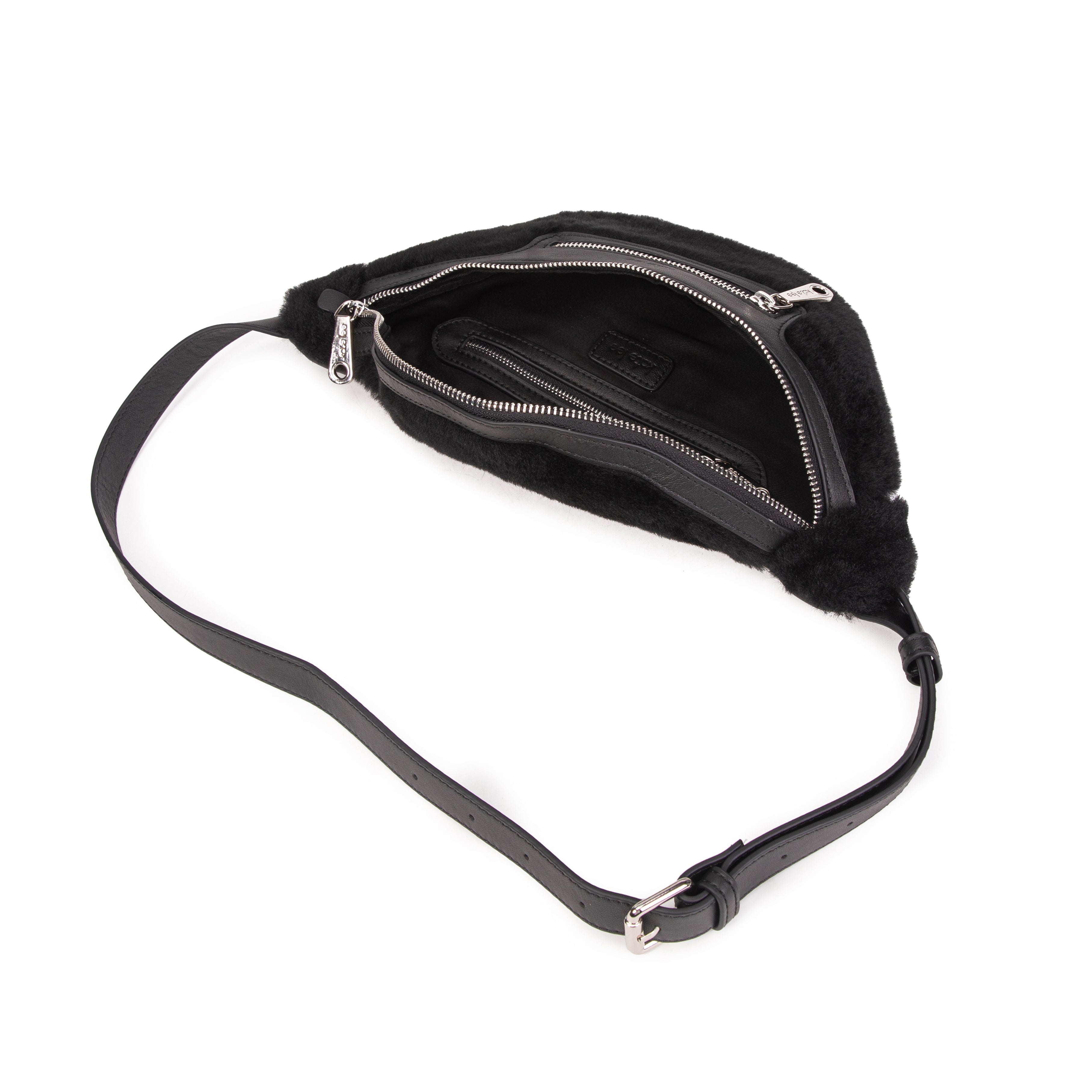 kate-lee-triomf-sac-banane-shearling-noir-20-cm image 3