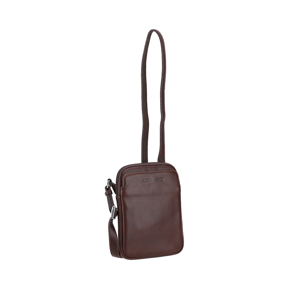 arthur-et-aston-ange-petit-body-bag-cuir-noir-extra-plat image 8