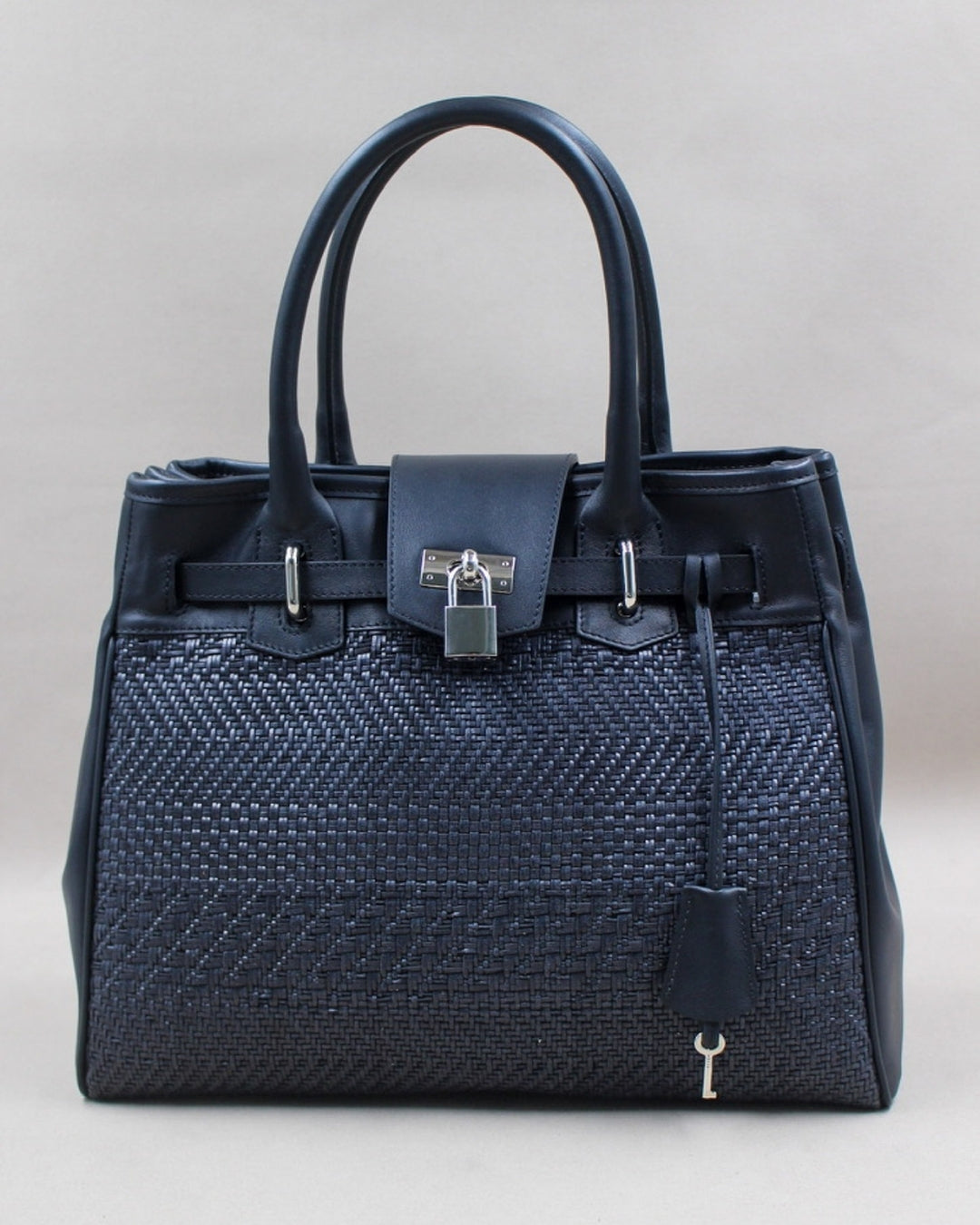 berthille-vend-me-sac-cuir-marqueterie-tress-e-main image 1