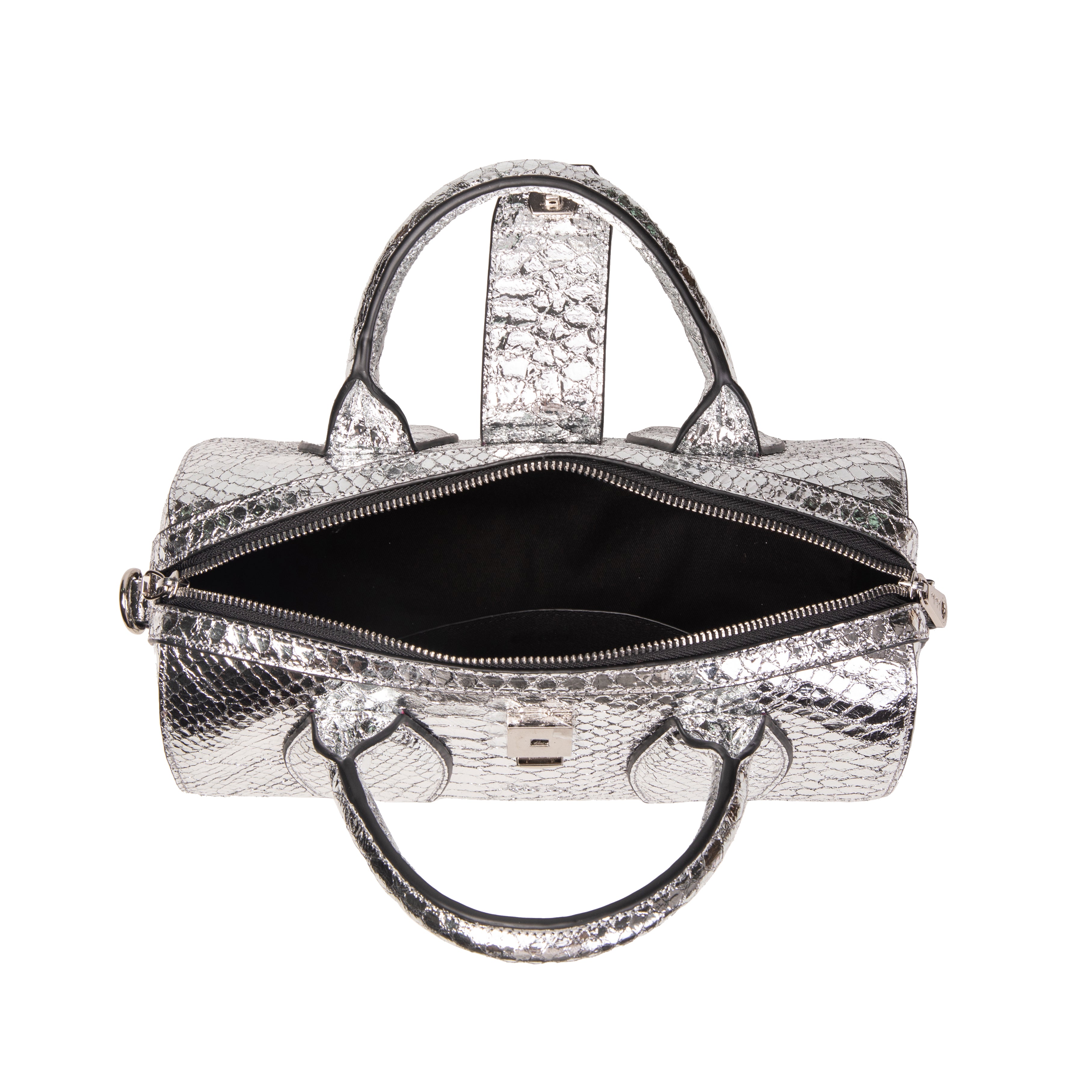 kate-lee-frola-sac-bowling-argent-vachette-serpent image 3