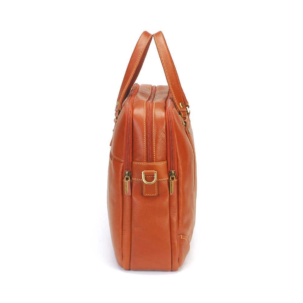 arthur-et-aston-paul-porte-document-cuir-cognac-3-soufflets image 2