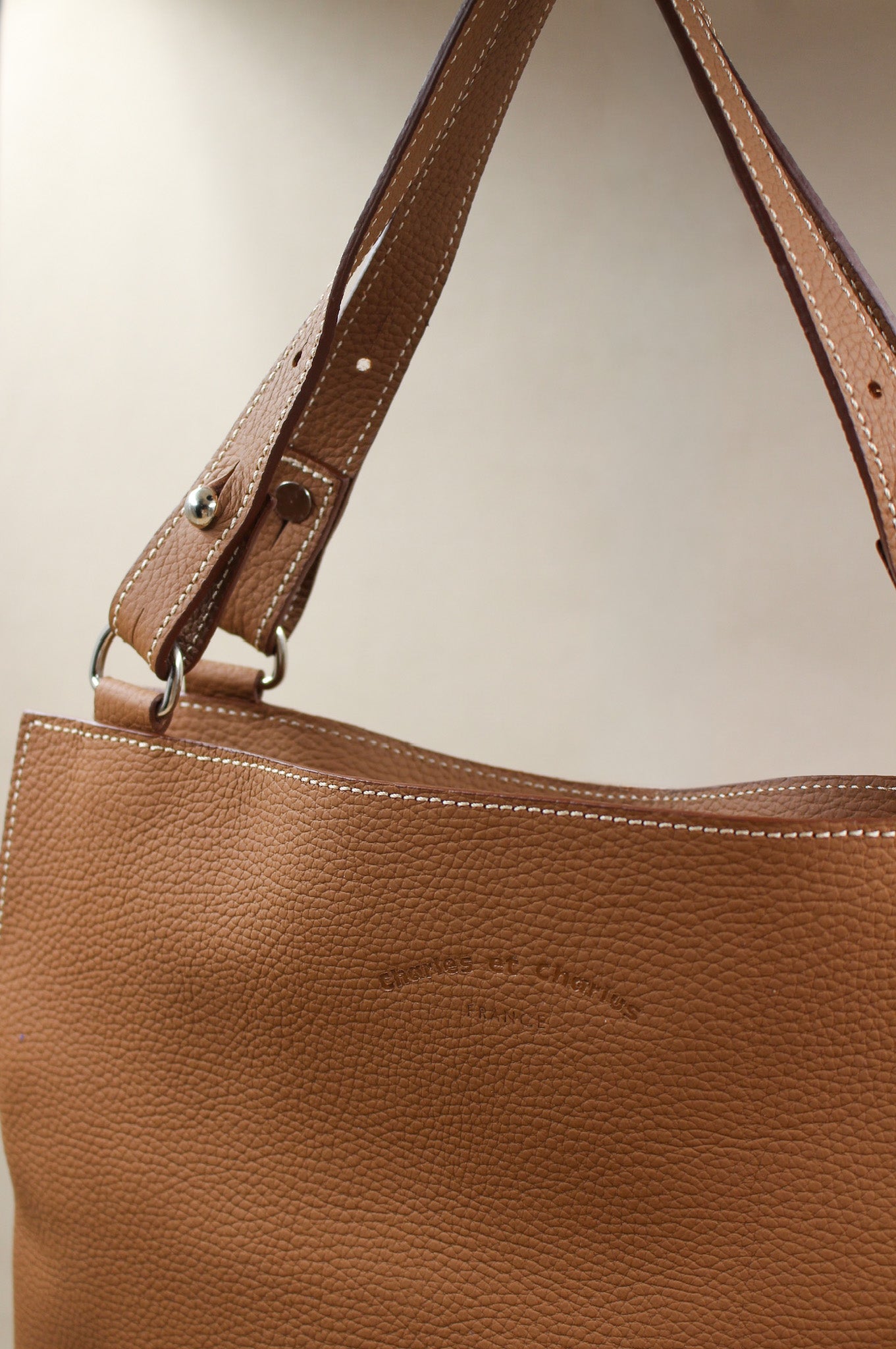 charles-et-charlus-touquet-m-sac-cuir-gold-30-cm image 4