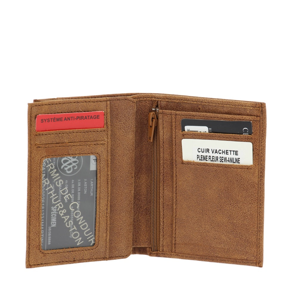 arthur-et-aston-diego-portefeuille-cuir-ch-taigne-vachette-rfid image 7