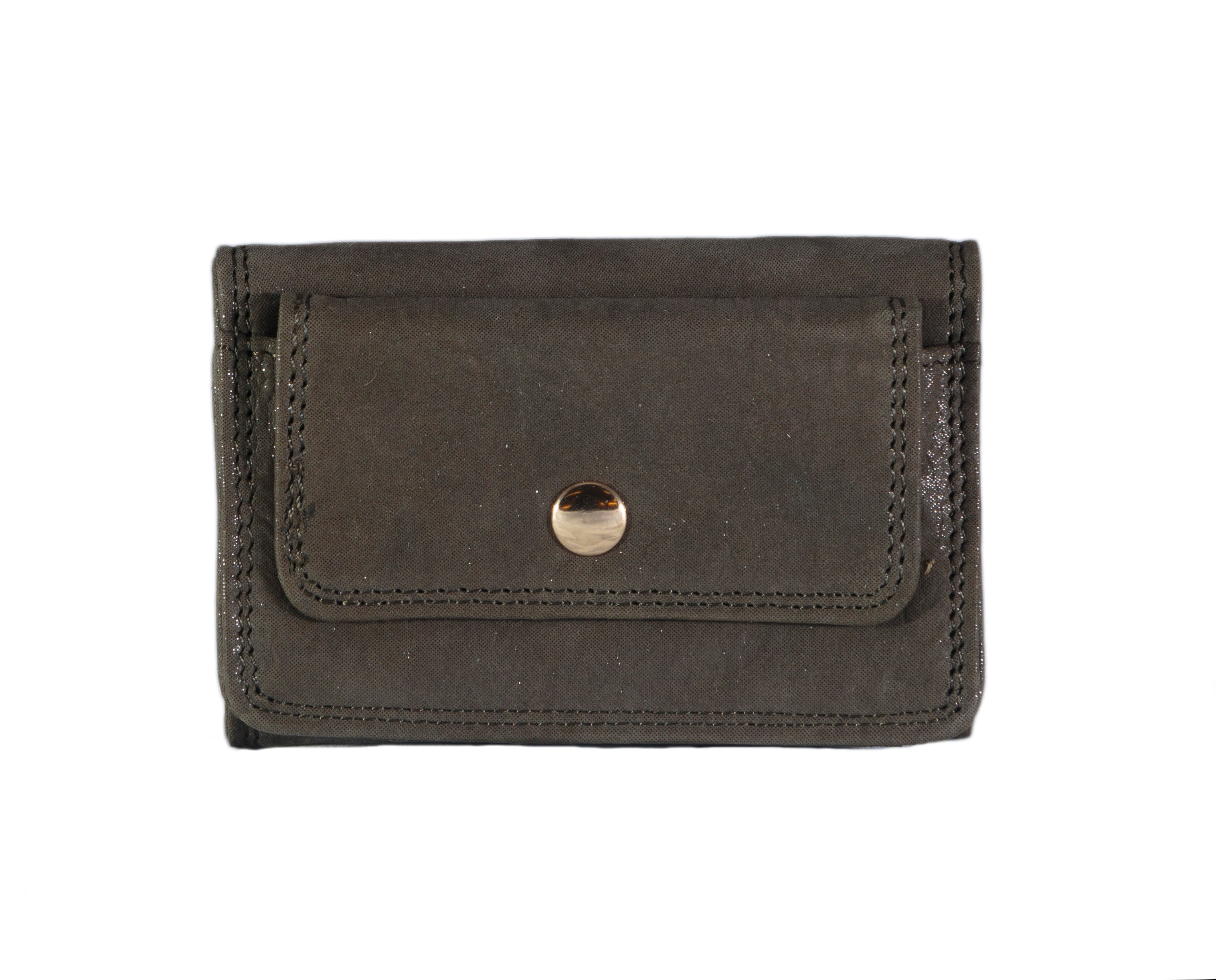 kate-lee-yina-p-porte-monnaie-cuir-vert-olive-bouton image 1