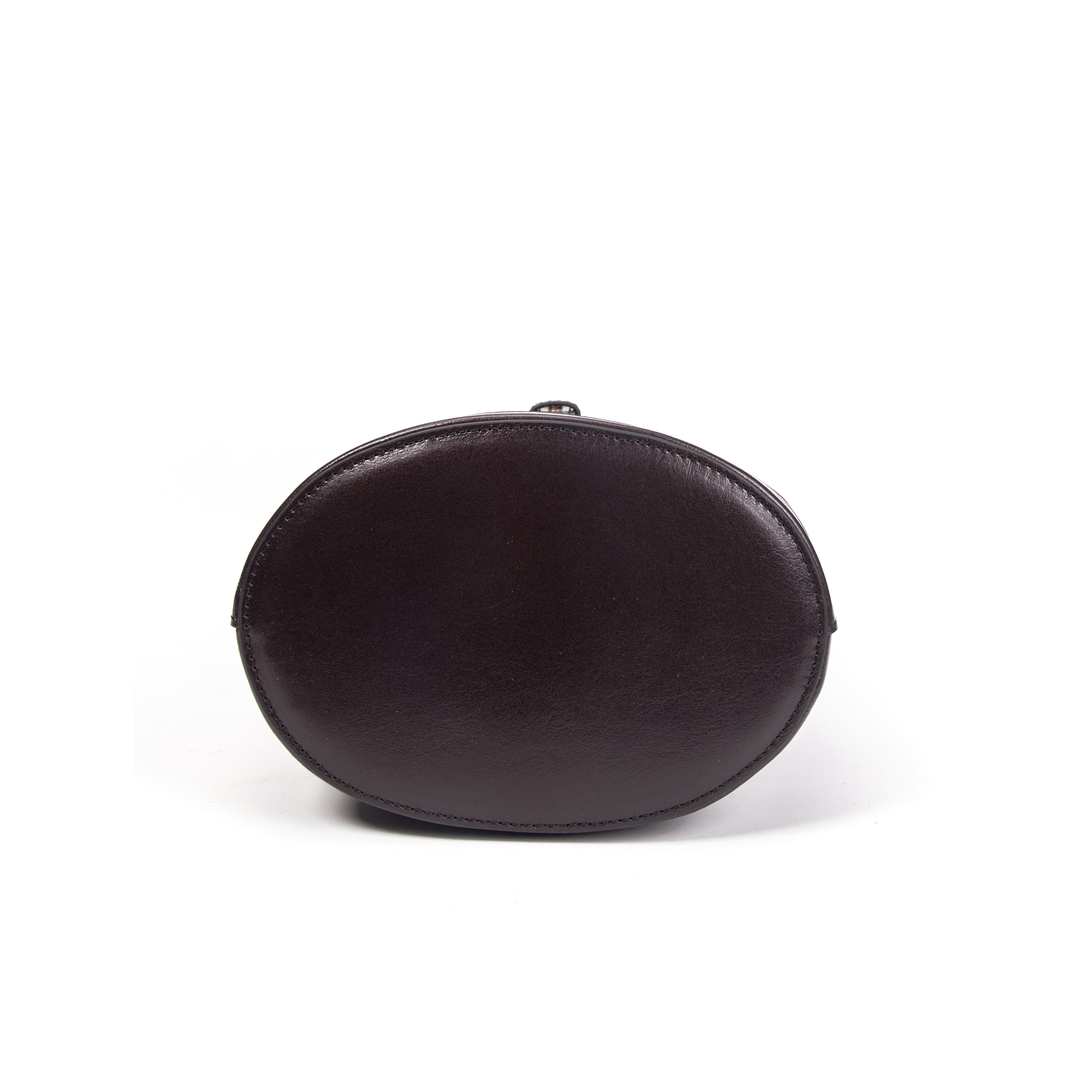 kate-lee-louvre-vachette-sac-seau-marron image 5