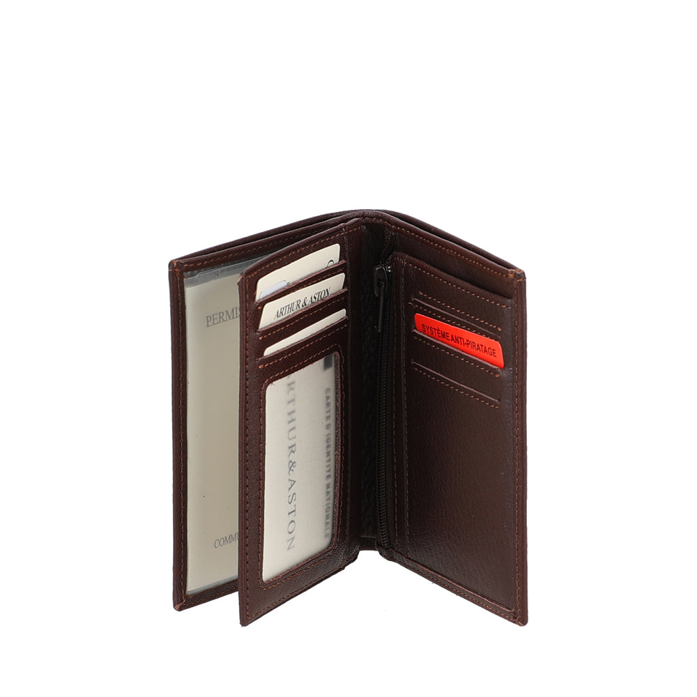 arthur-et-aston-ange-moyen-portefeuille-cuir-ch-taigne-10x12-cm image 6