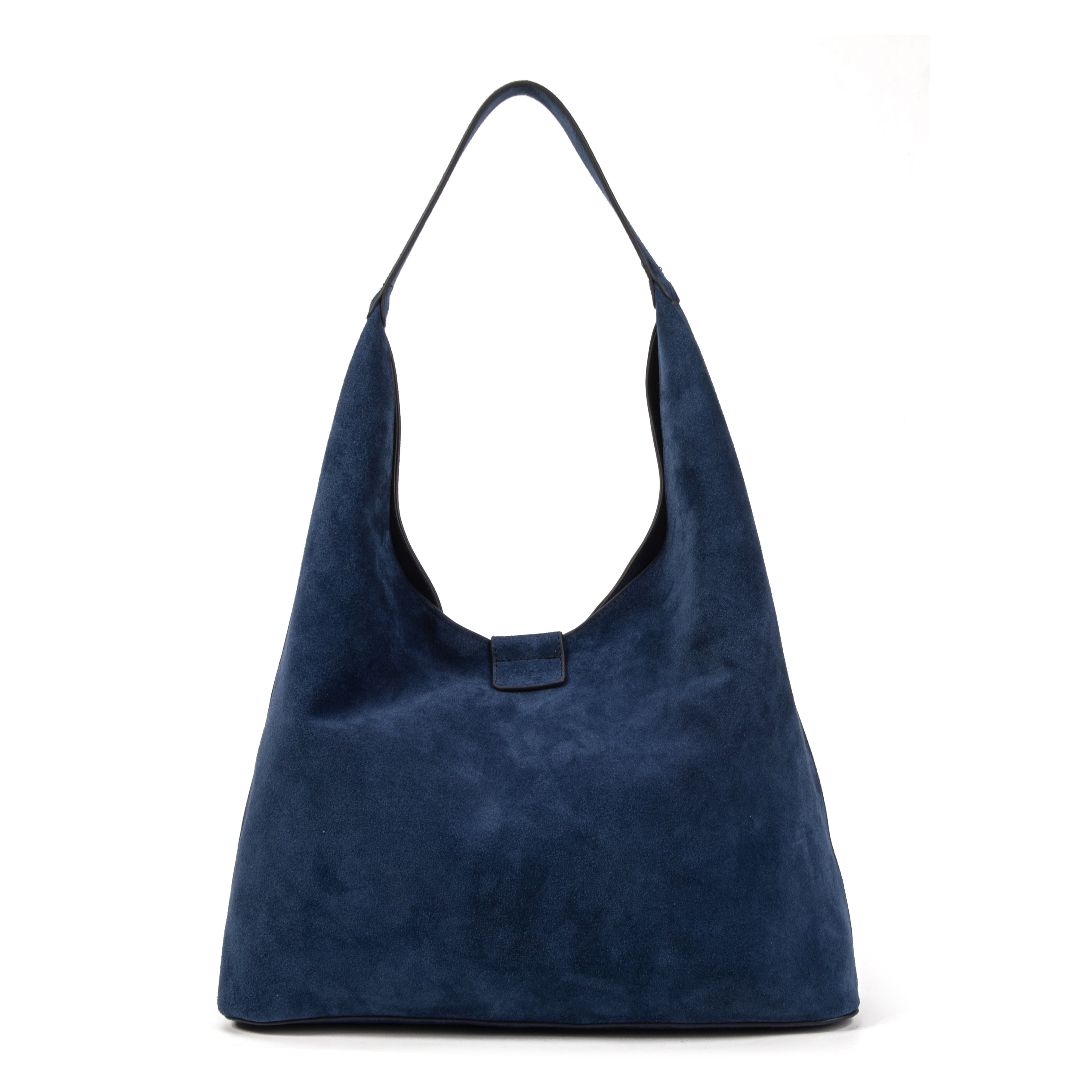 kate-lee-lune-sac-cabas-cuir-bleu-fonc-velours image 3